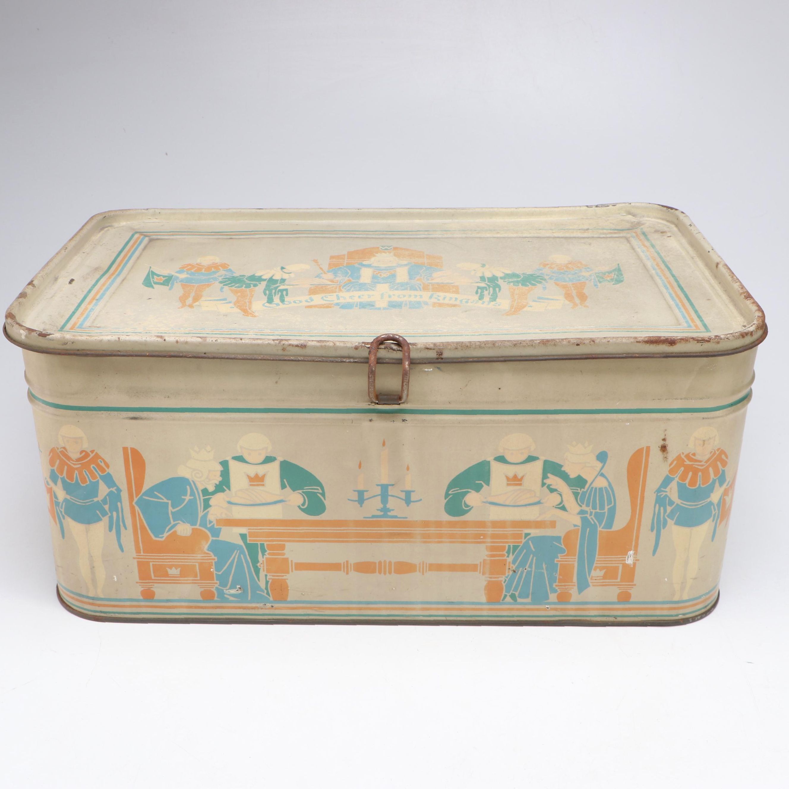 Kingan & Company Metal Bread Box