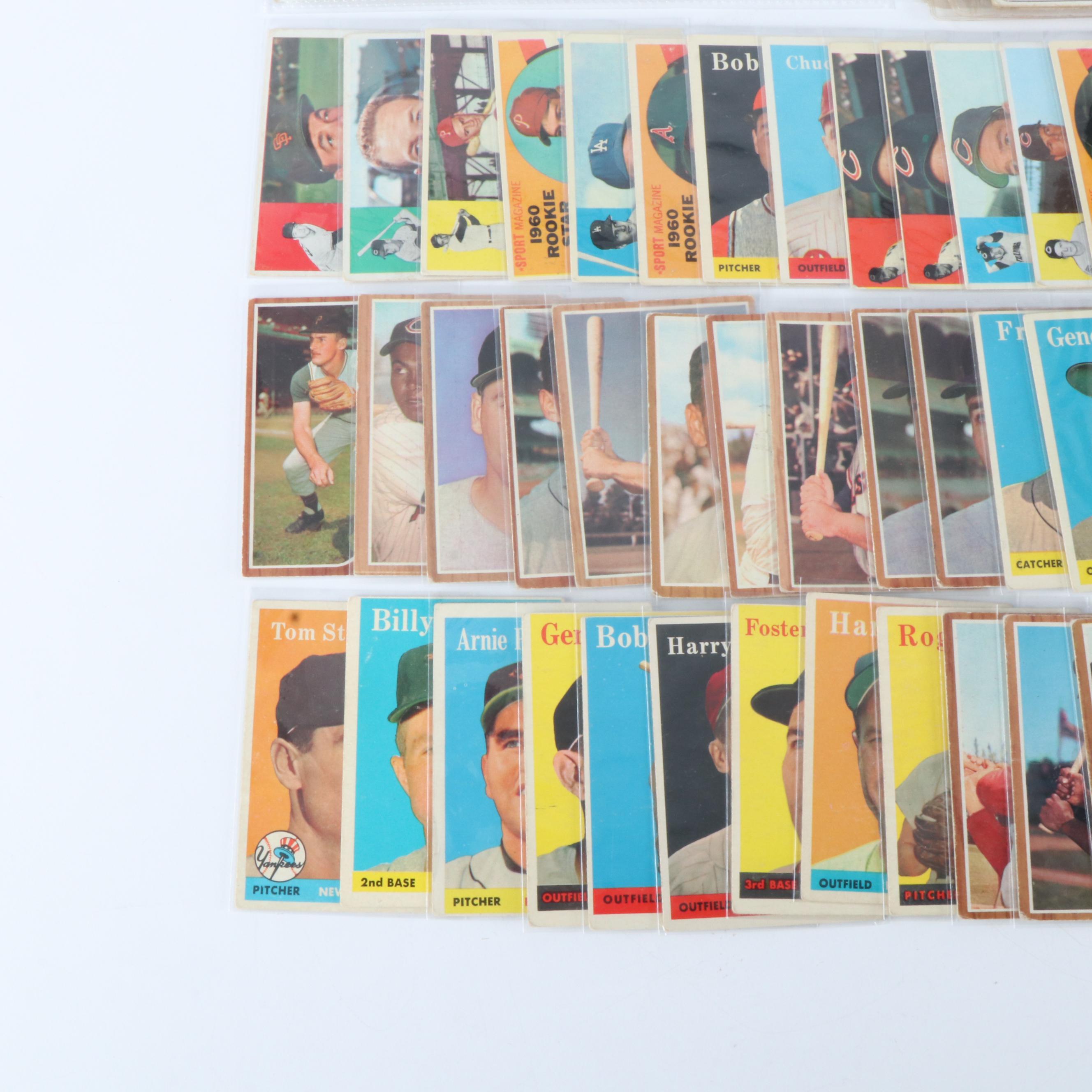 Toppsa and Bowman Baseball Cards Featuring Frank Robinson Rookie with More