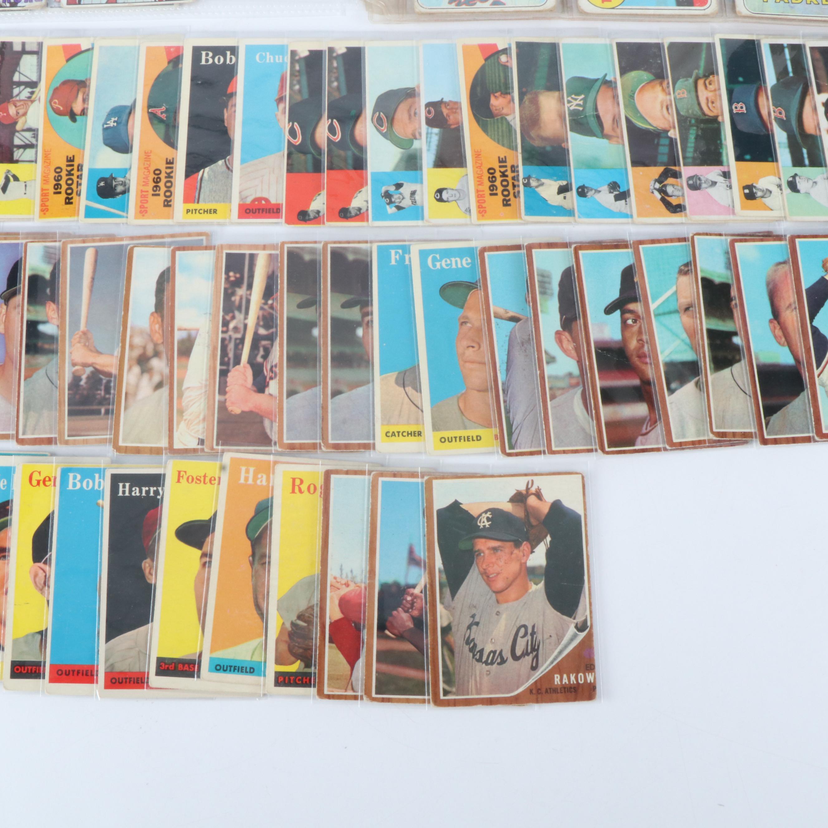 Toppsa and Bowman Baseball Cards Featuring Frank Robinson Rookie with More