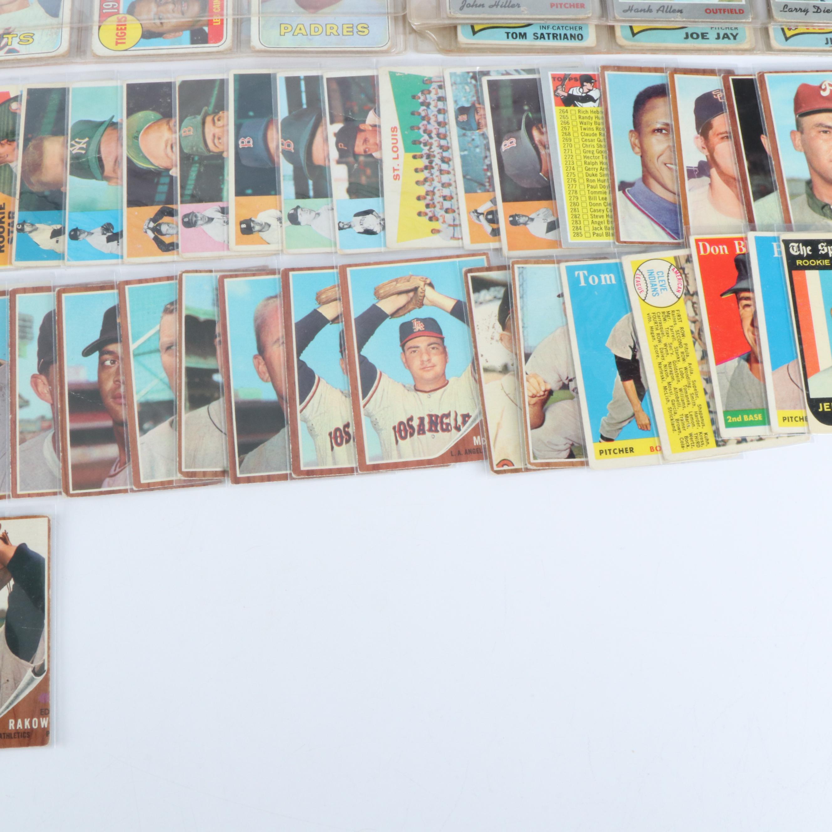 Toppsa and Bowman Baseball Cards Featuring Frank Robinson Rookie with More