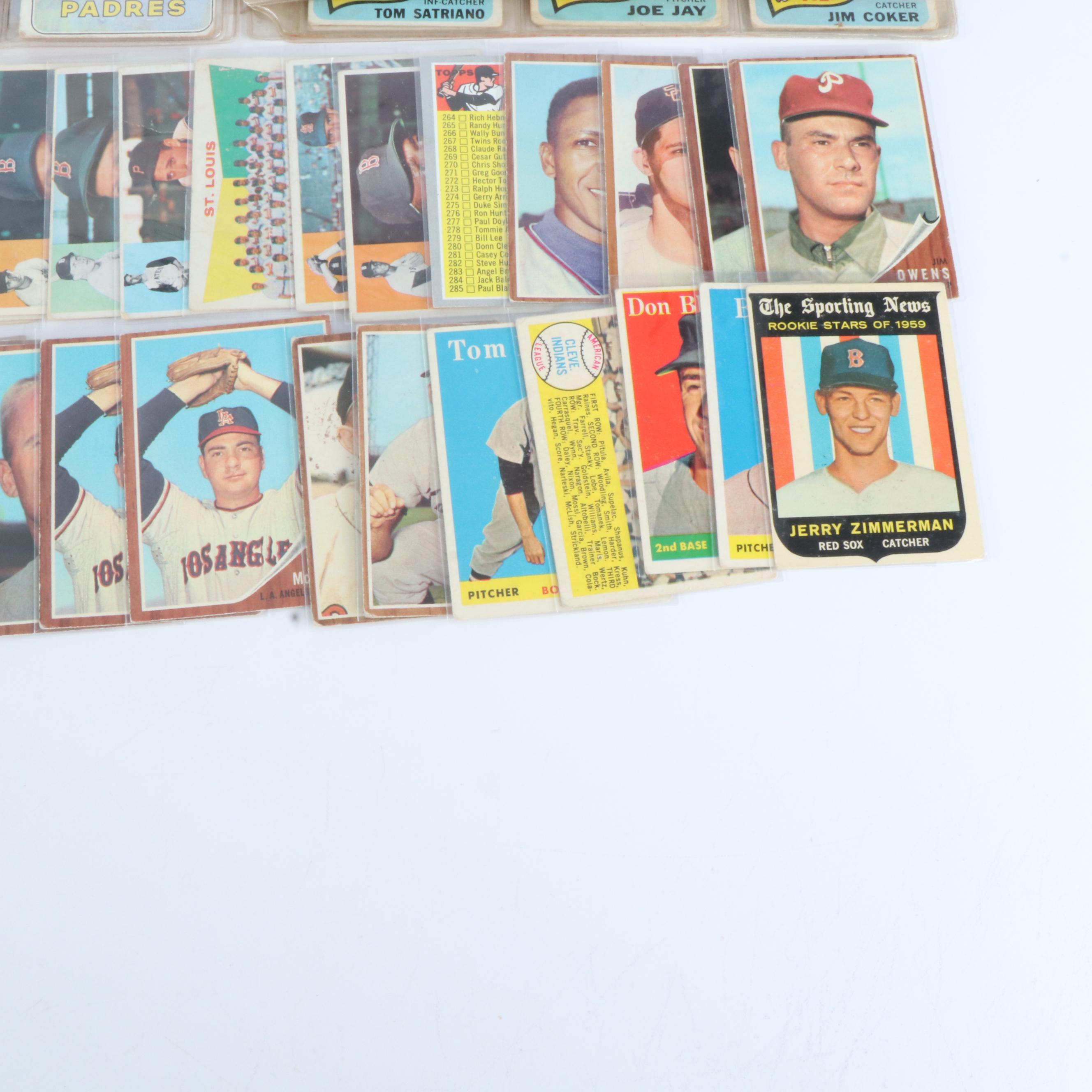 Toppsa and Bowman Baseball Cards Featuring Frank Robinson Rookie with More