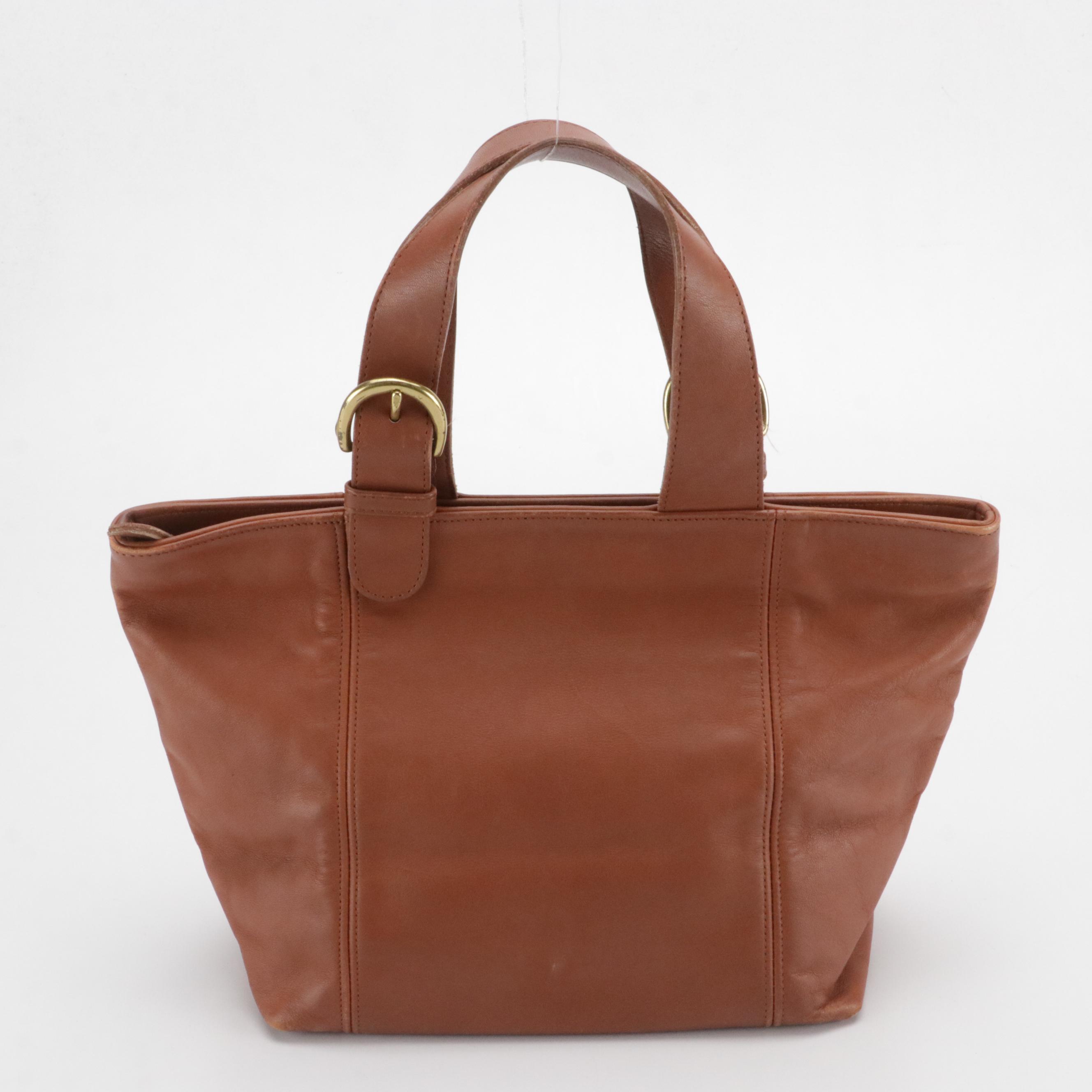 Coach Pebble Grain Leather Sonoma Bag & Coach Glove Tanned Leather Waverly Tote