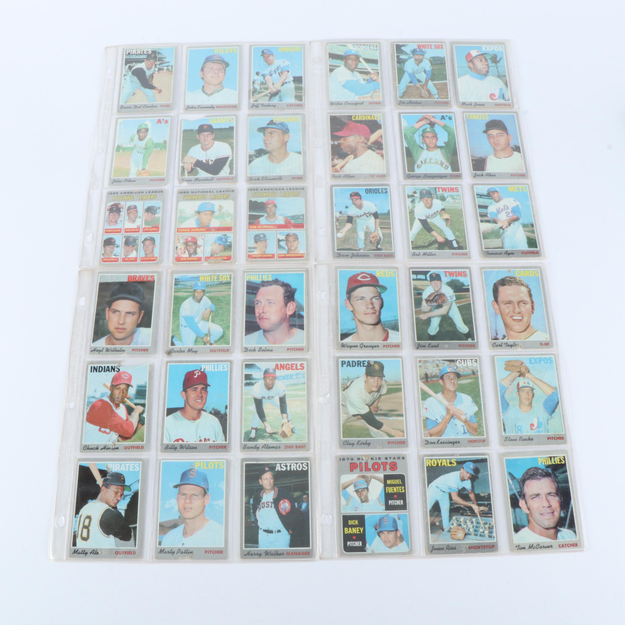 Toppsa and Bowman Baseball Cards Featuring Frank Robinson Rookie with More