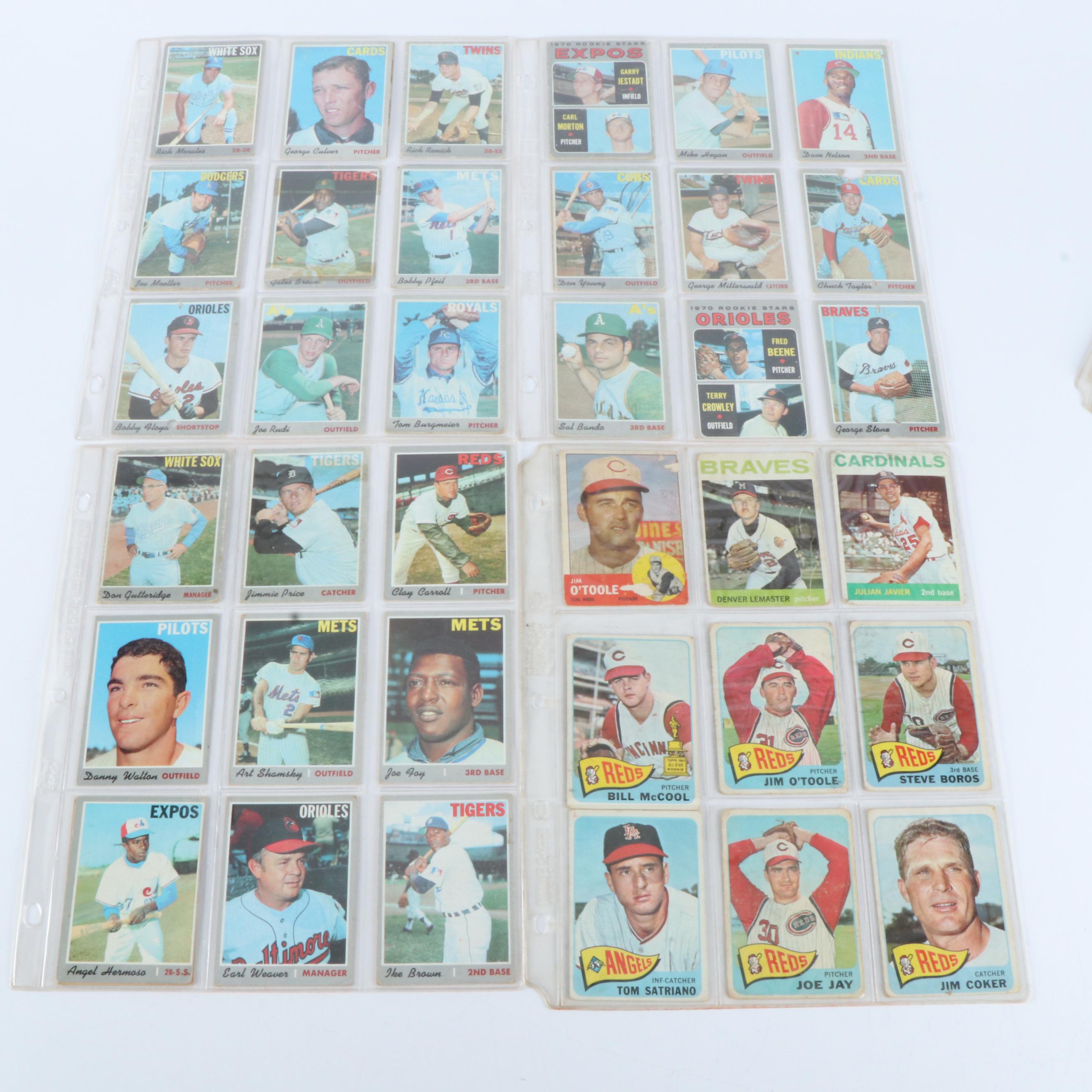 Toppsa and Bowman Baseball Cards Featuring Frank Robinson Rookie with More