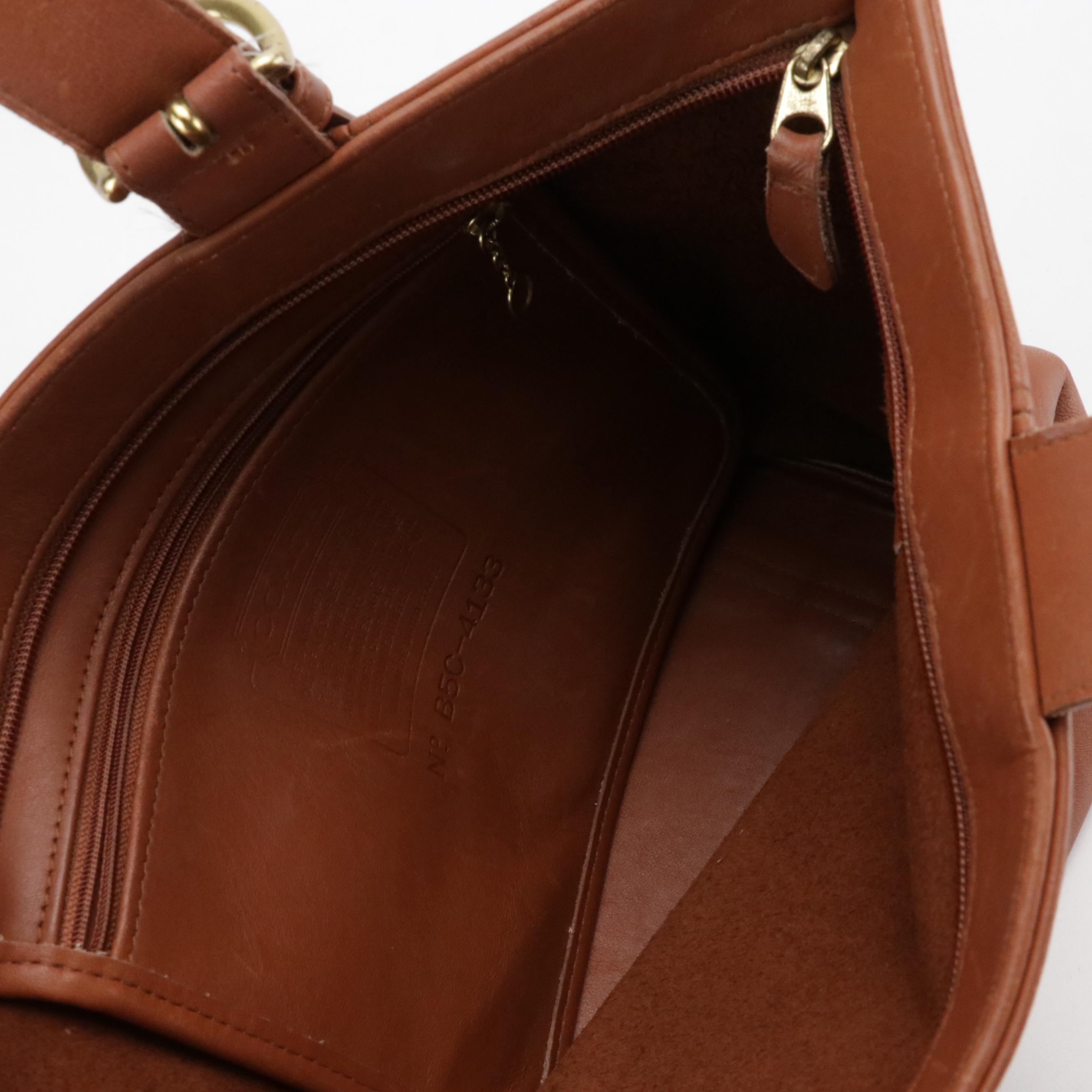 Coach Pebble Grain Leather Sonoma Bag & Coach Glove Tanned Leather Waverly Tote