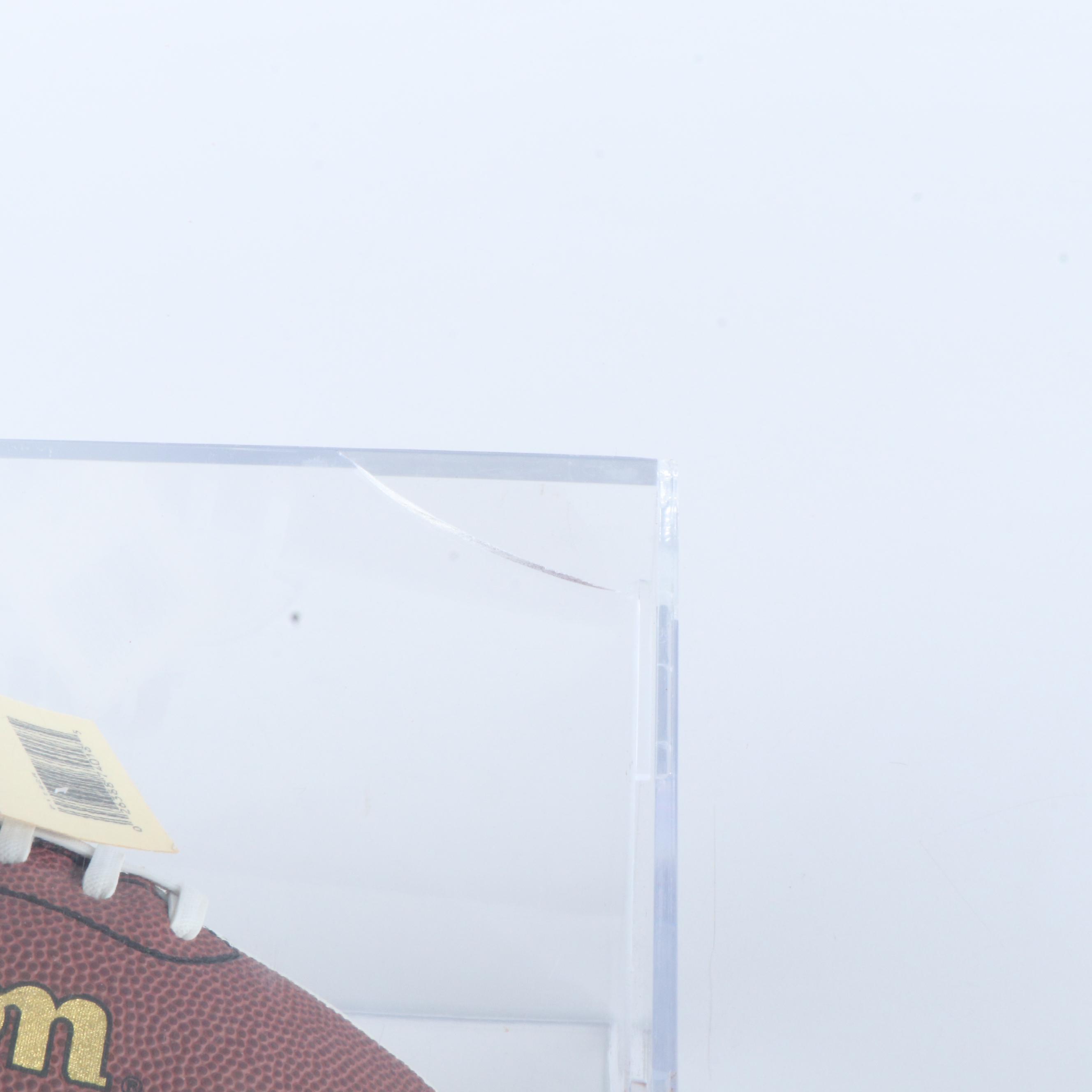 Washington Redskins Team Signed Football Featuring Art Monk and Tom Carter