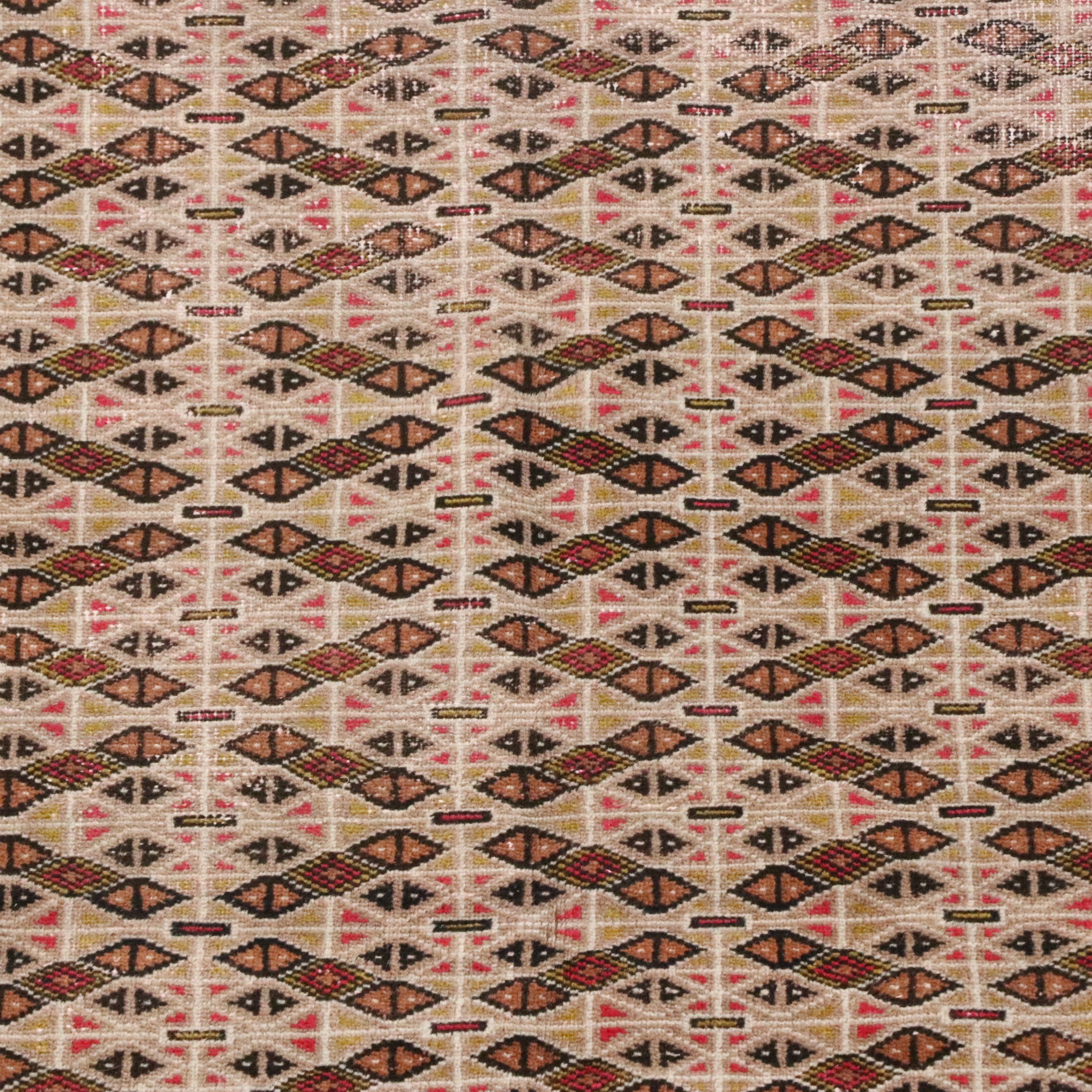 4'6 x 6'4 Hand-Knotted Turkish Style Area Rug