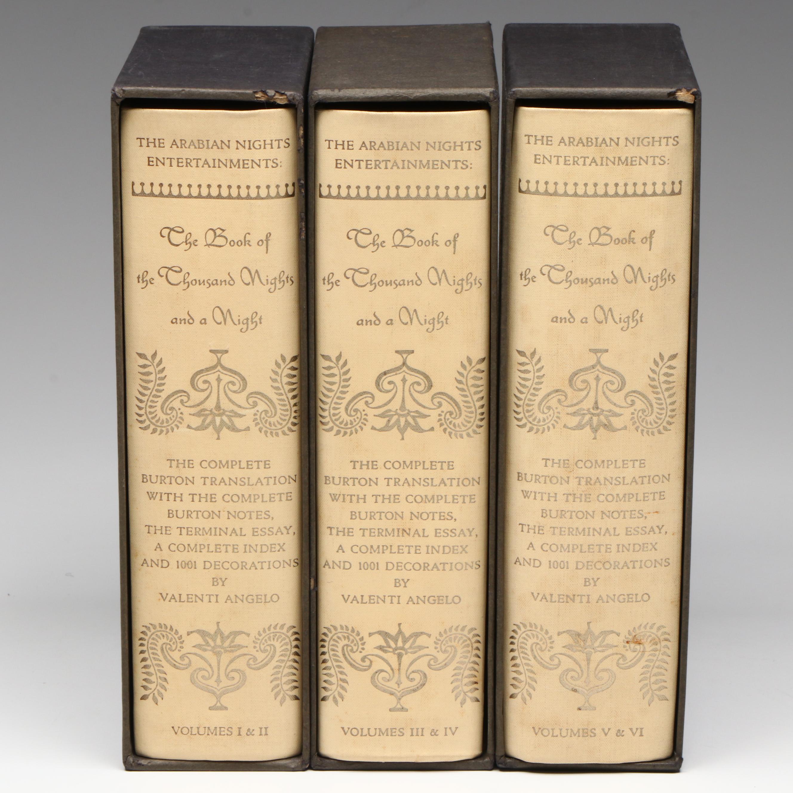 Valenti Angelo Illustrated "The Book of the Thousand Nights and a Night," 1962