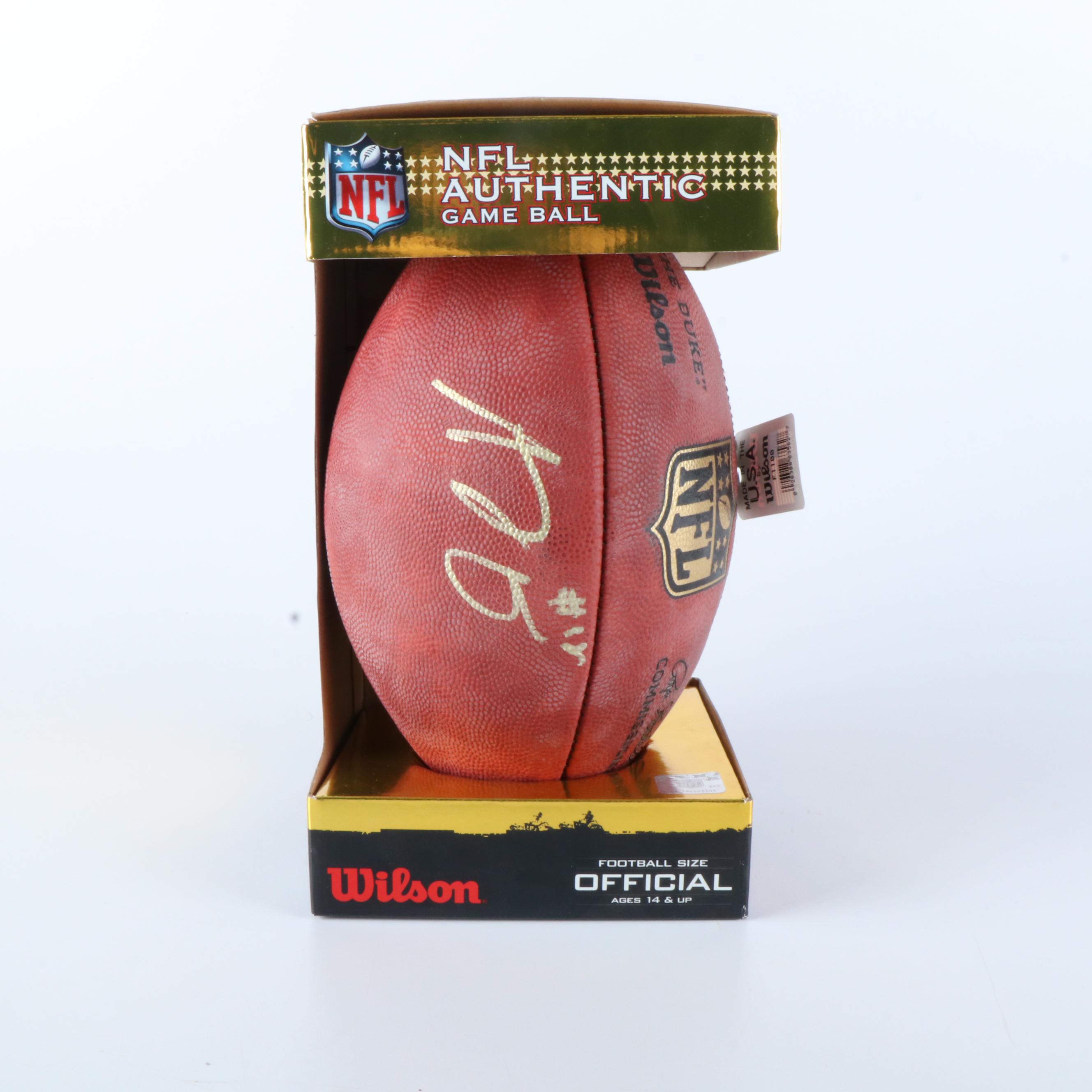 A.J. Green Signed Wilson "The Duke" NFL Football