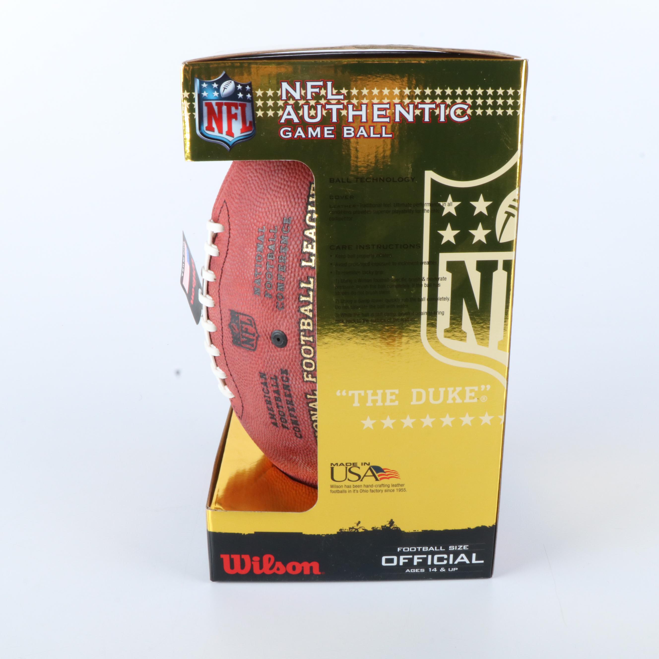 A.J. Green Signed Wilson "The Duke" NFL Football