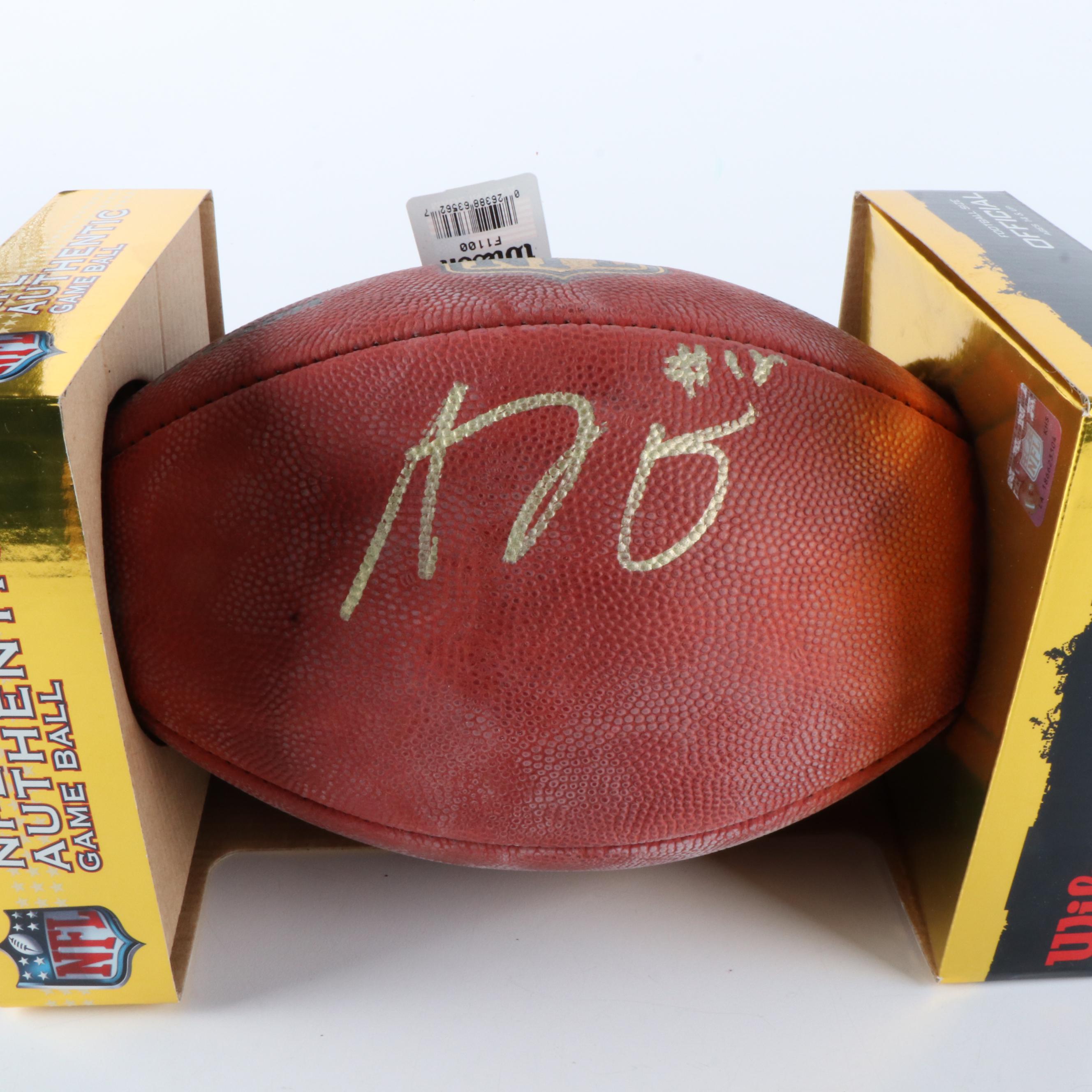 A.J. Green Signed Wilson "The Duke" NFL Football