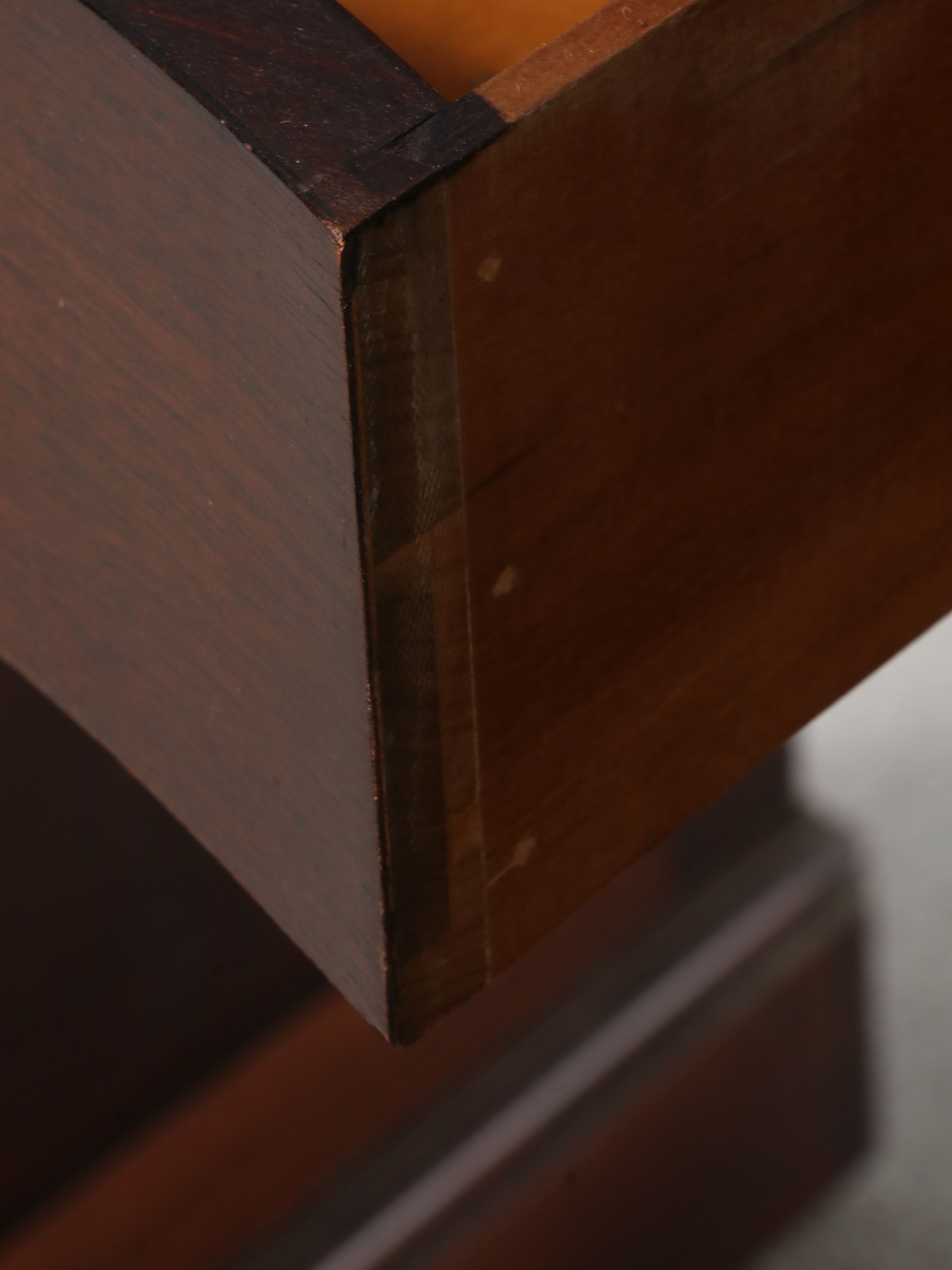 George III Style Mahogany Kidney Shaped Desk