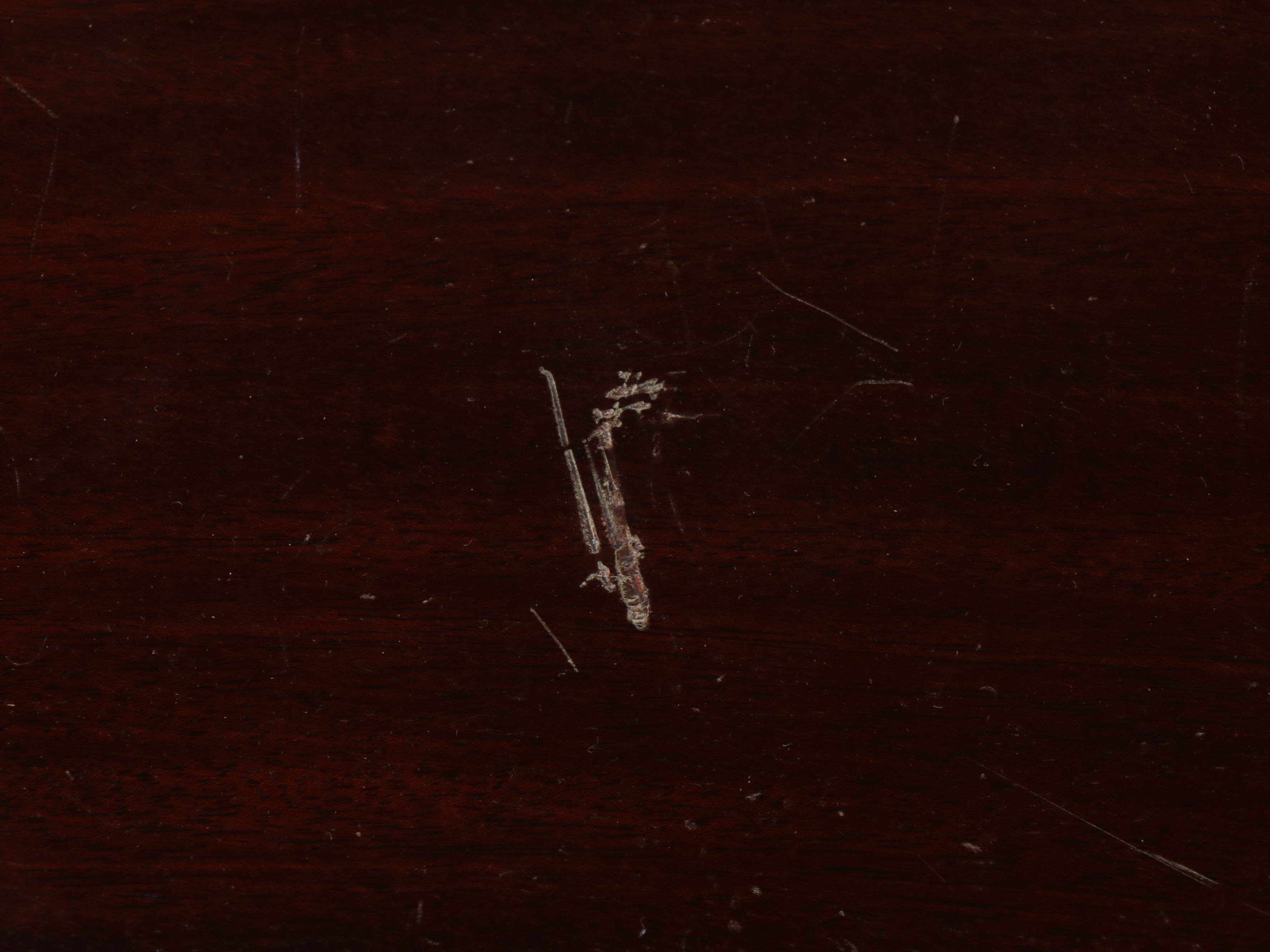 George III Style Mahogany Kidney Shaped Desk