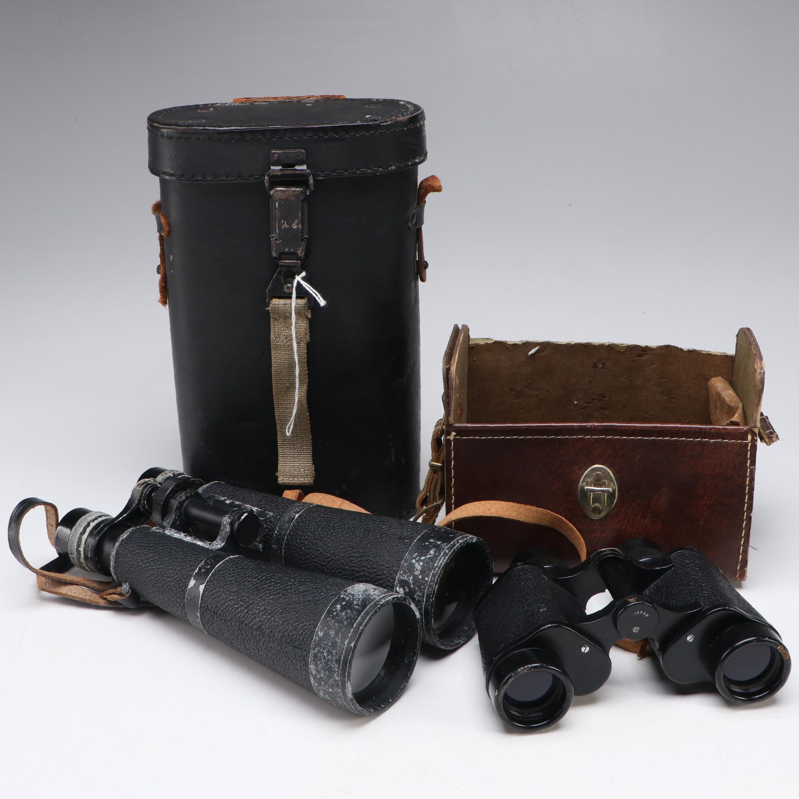 Hensoldt Wetzlar and York Binoculars in Leather Cases