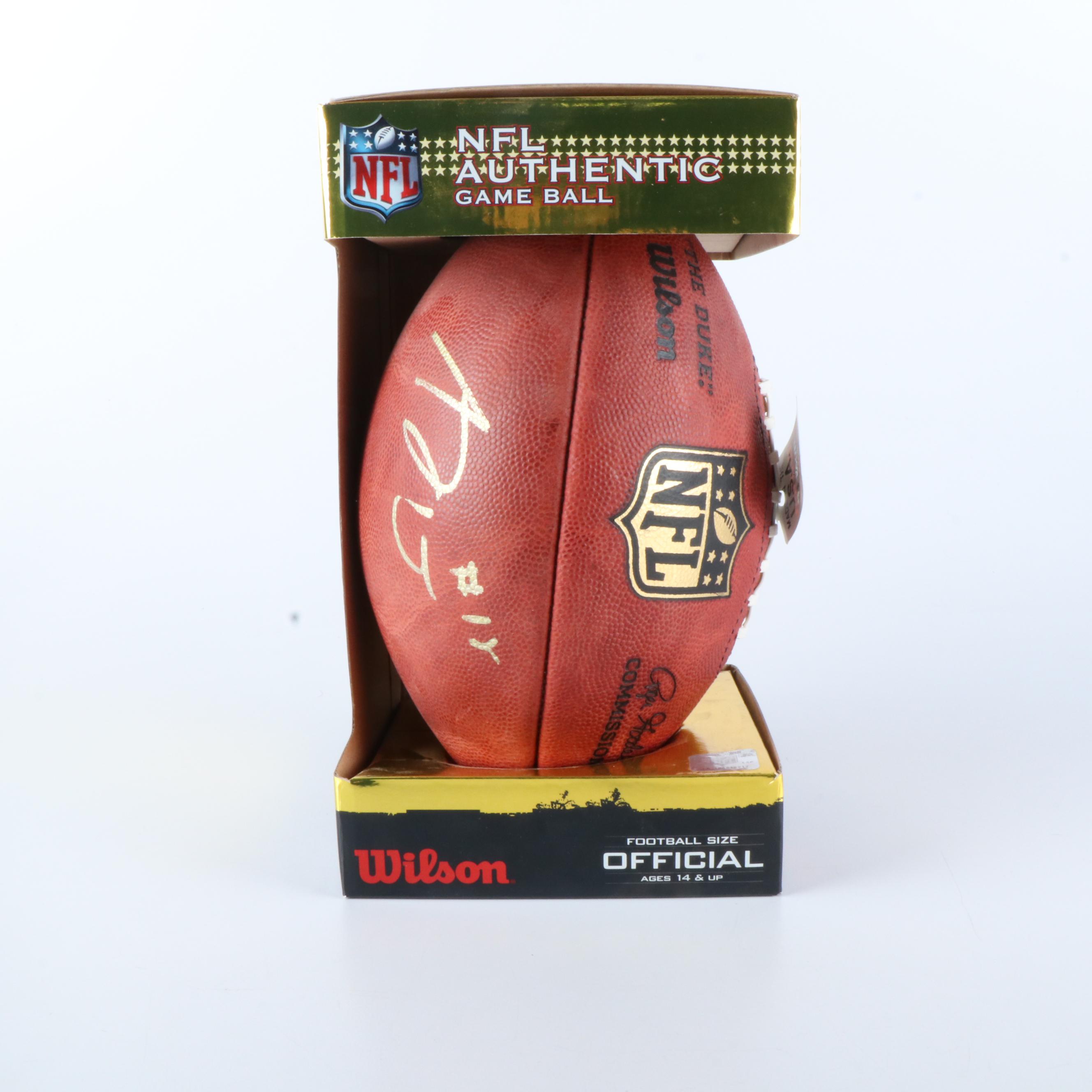 A.J. Green Signed Wilson "The Duke" NFL Football
