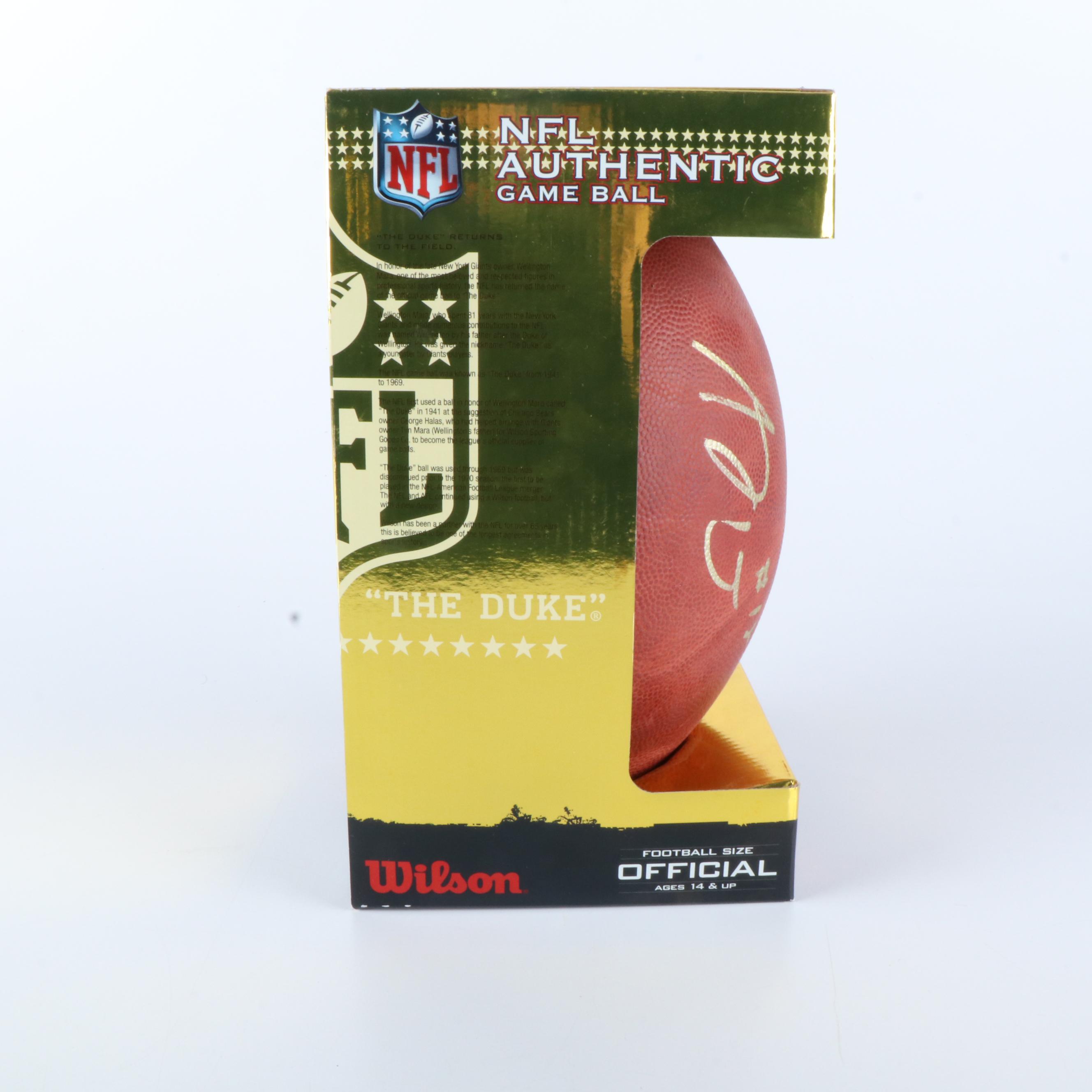 A.J. Green Signed Wilson "The Duke" NFL Football