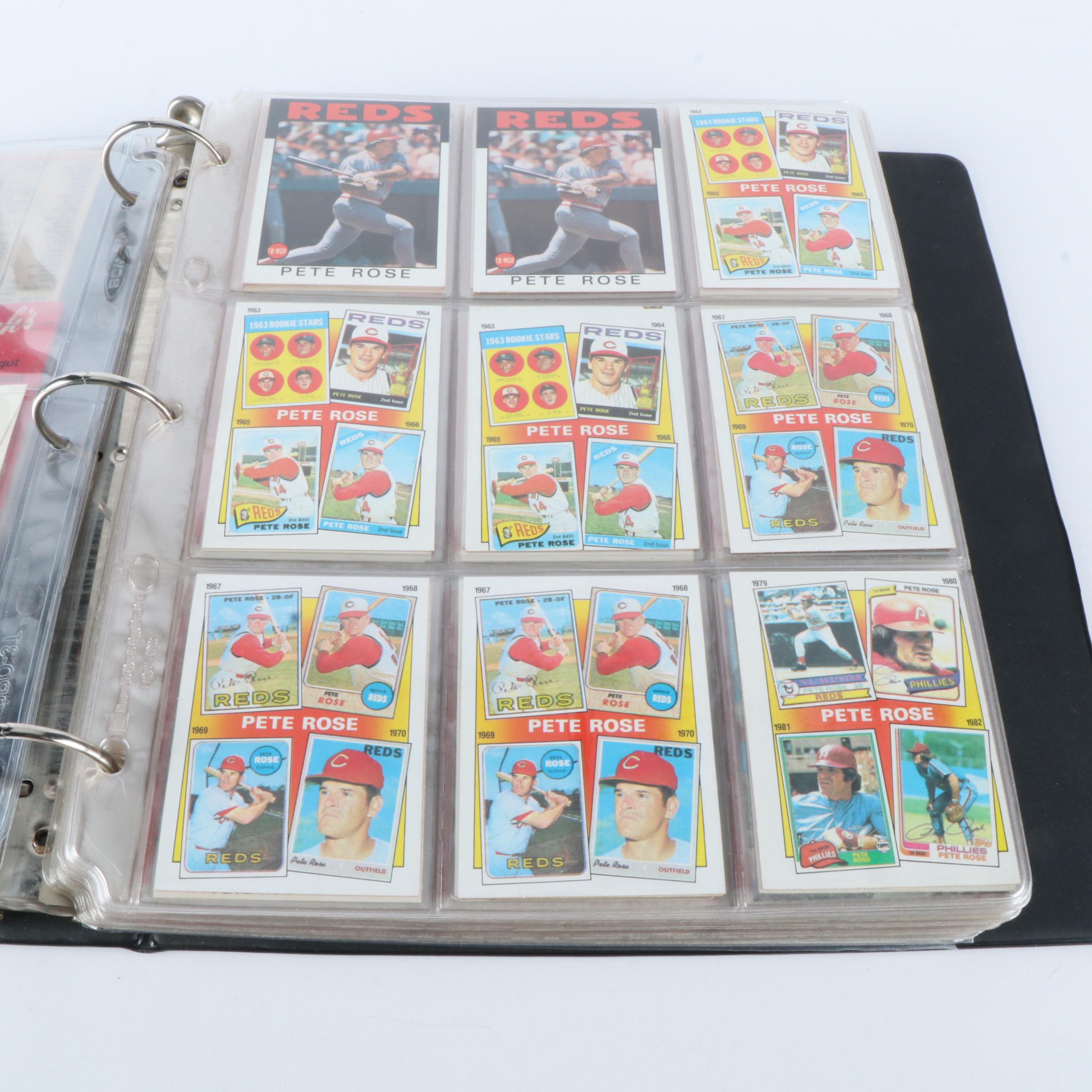 Cincinnati Reds Team Schedules, Postal Covers, and Baseball Cards, 1970s-2010s