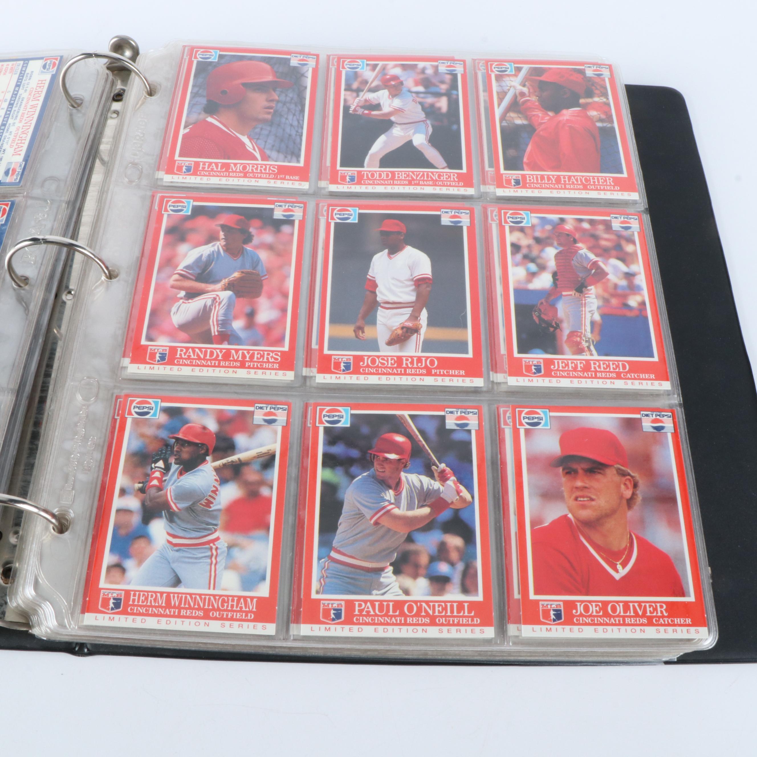 Cincinnati Reds Team Schedules, Postal Covers, and Baseball Cards, 1970s-2010s