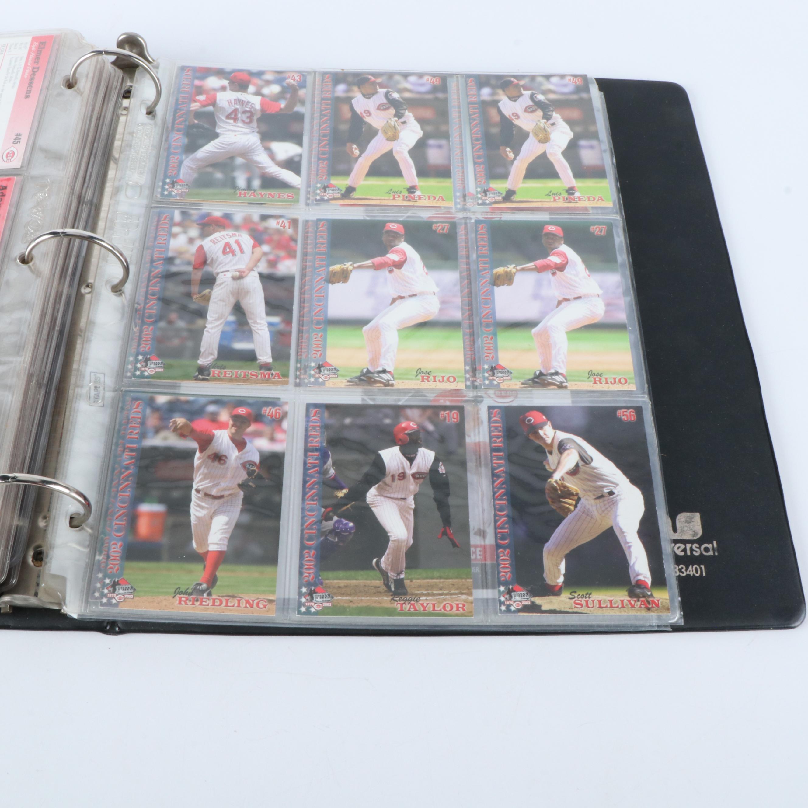 Cincinnati Reds Team Schedules, Postal Covers, and Baseball Cards, 1970s-2010s