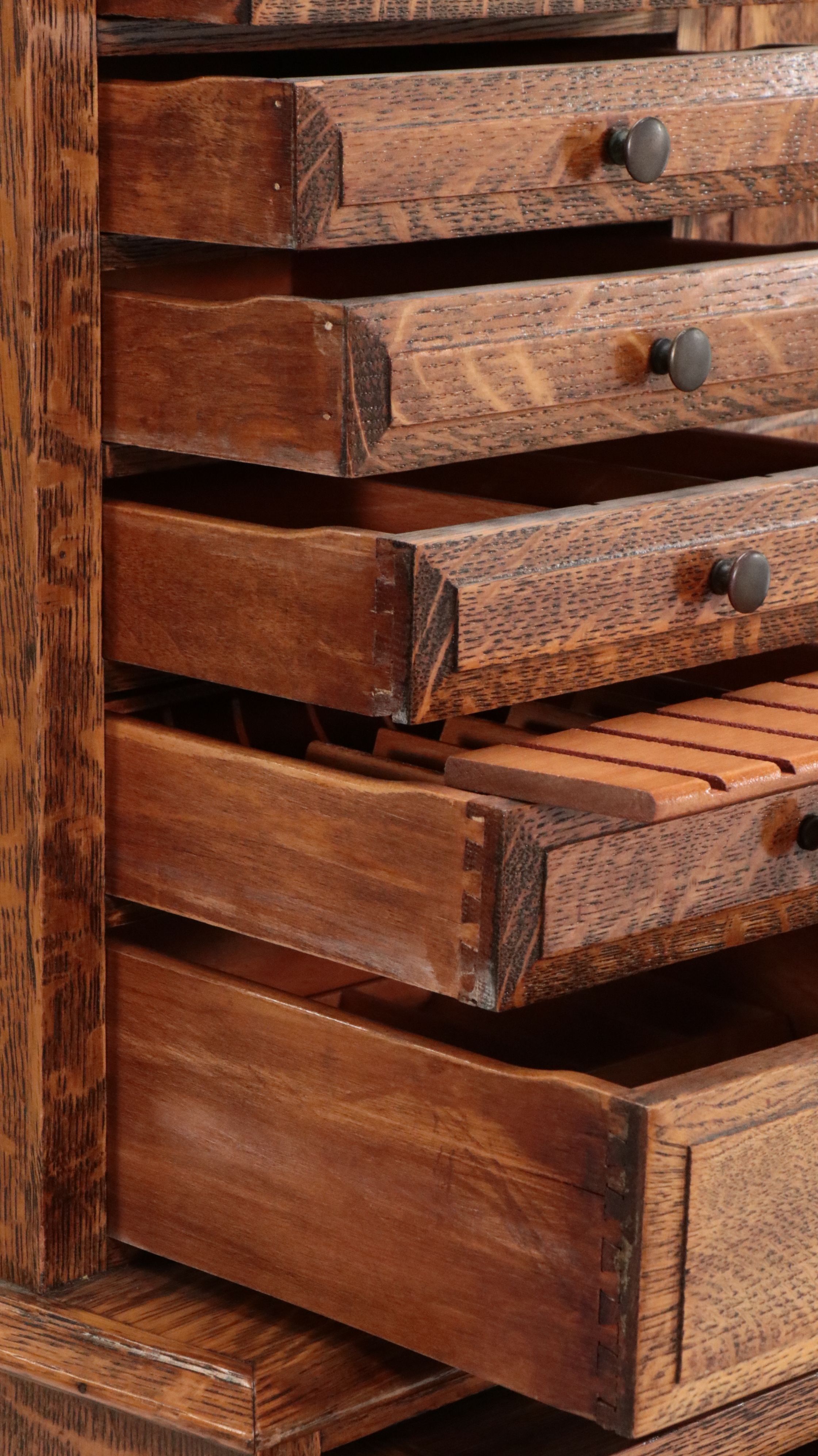 Late Victorian Oak Dentistry Cabinet