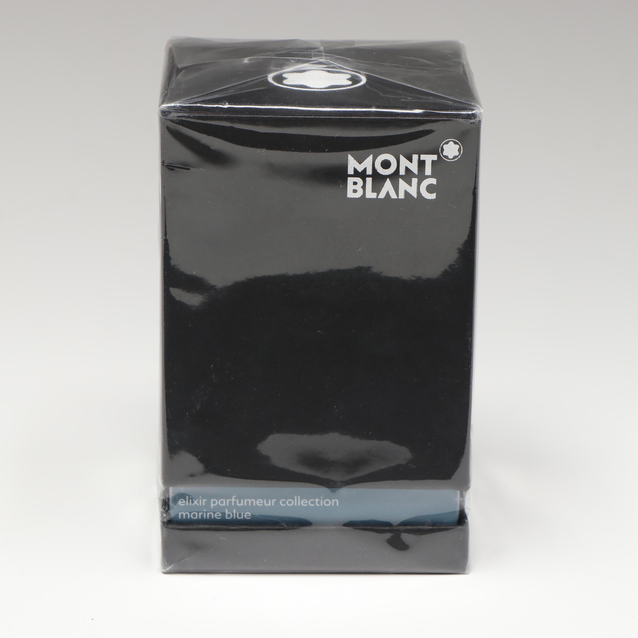 Montblanc Elixir Parfumeur Collection Marine Blue Ink Bottle