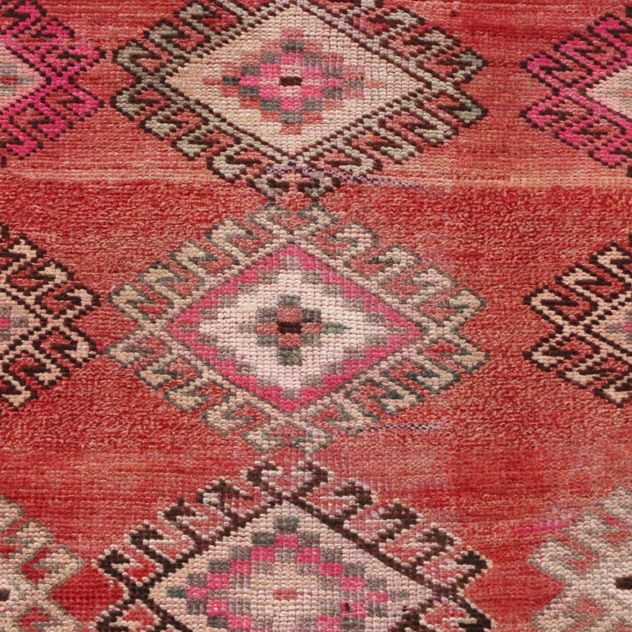 3'8 x 7'11 Hand-Knotted Turkish Bergama Area Rug