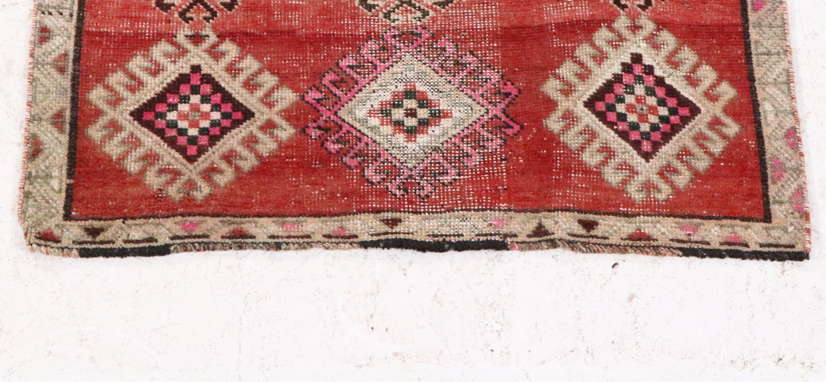 3'8 x 7'11 Hand-Knotted Turkish Bergama Area Rug