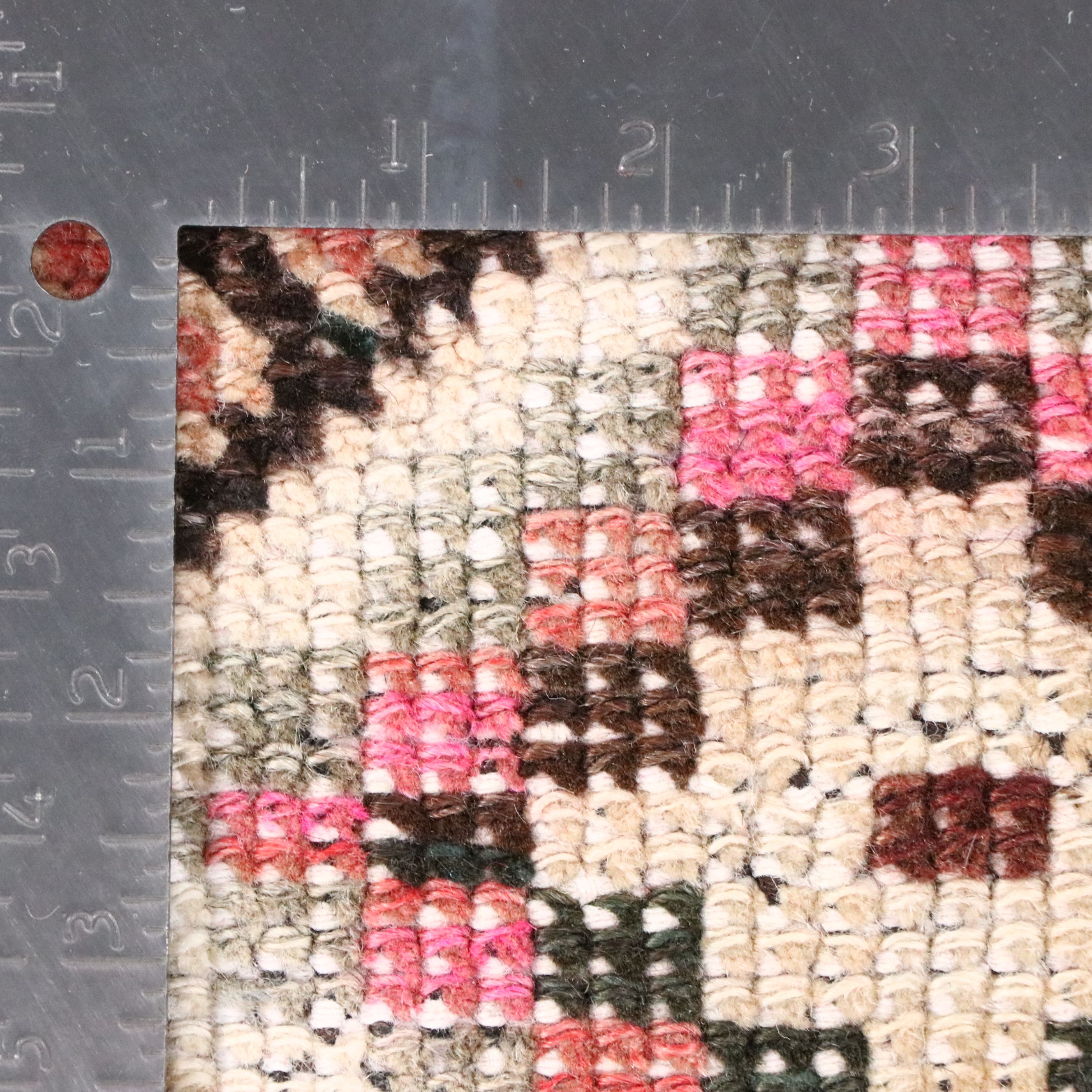 3'8 x 7'11 Hand-Knotted Turkish Bergama Area Rug