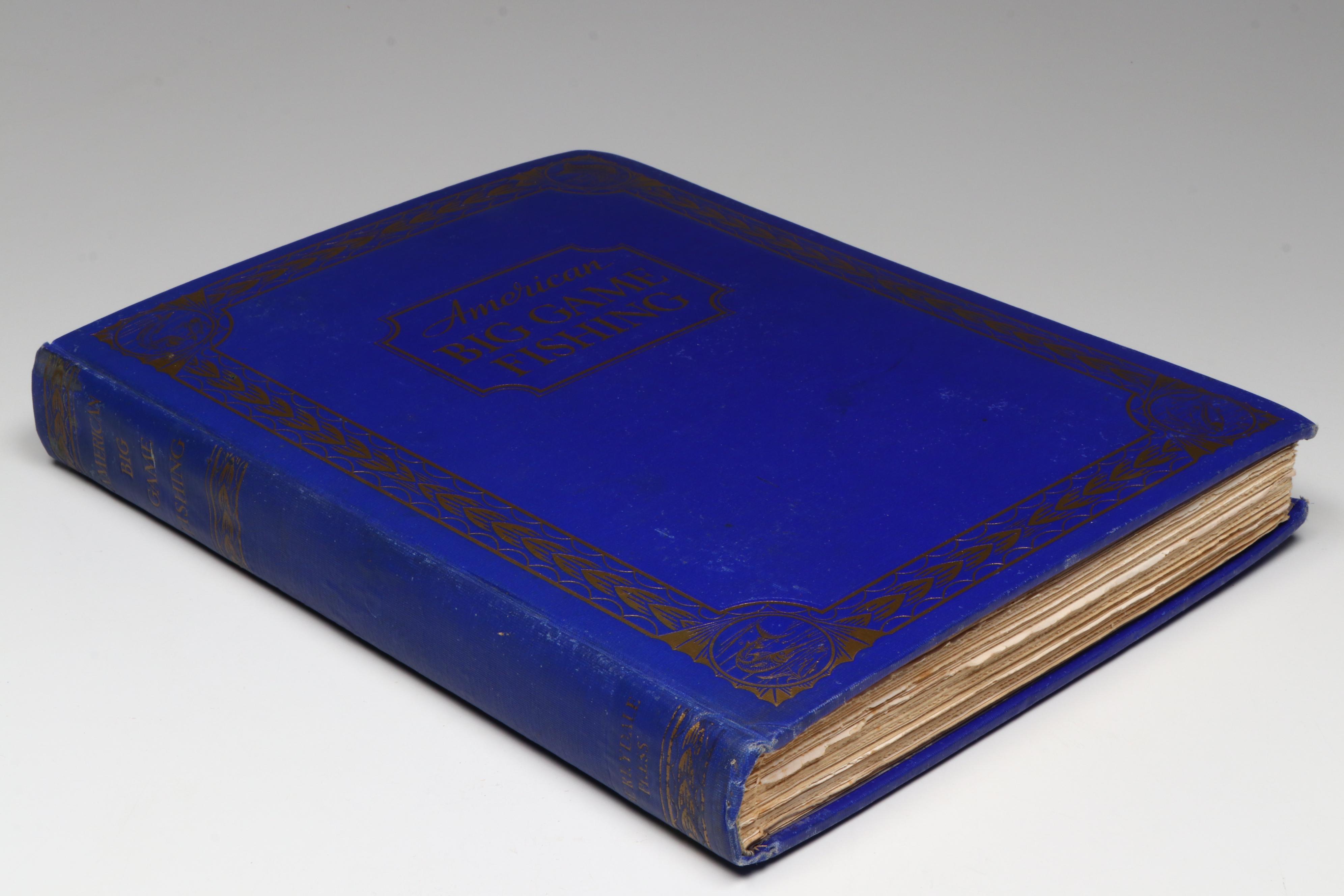 First Edition "American Big Game Fishing" Edited by Eugene V. Connett, 1935