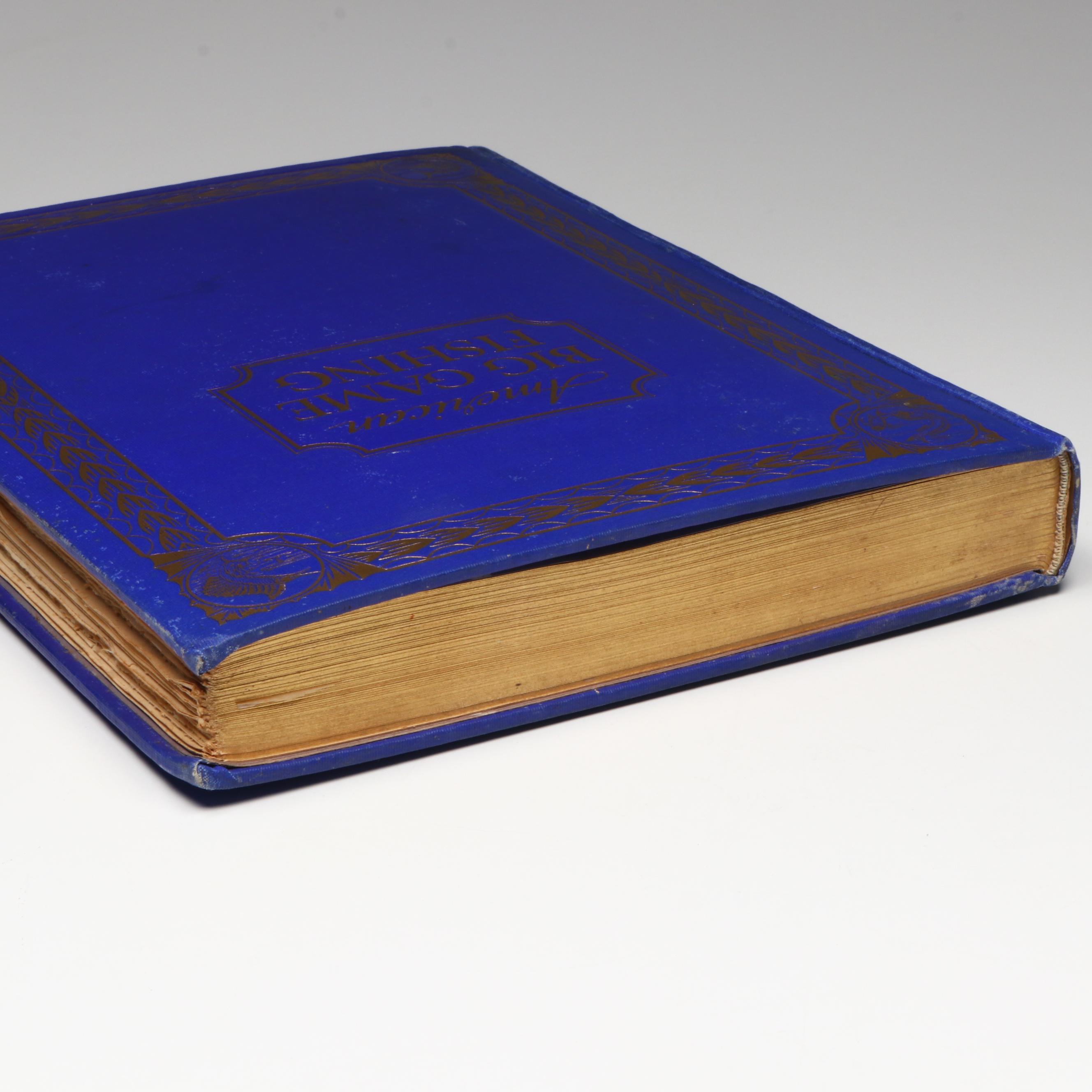 First Edition "American Big Game Fishing" Edited by Eugene V. Connett, 1935