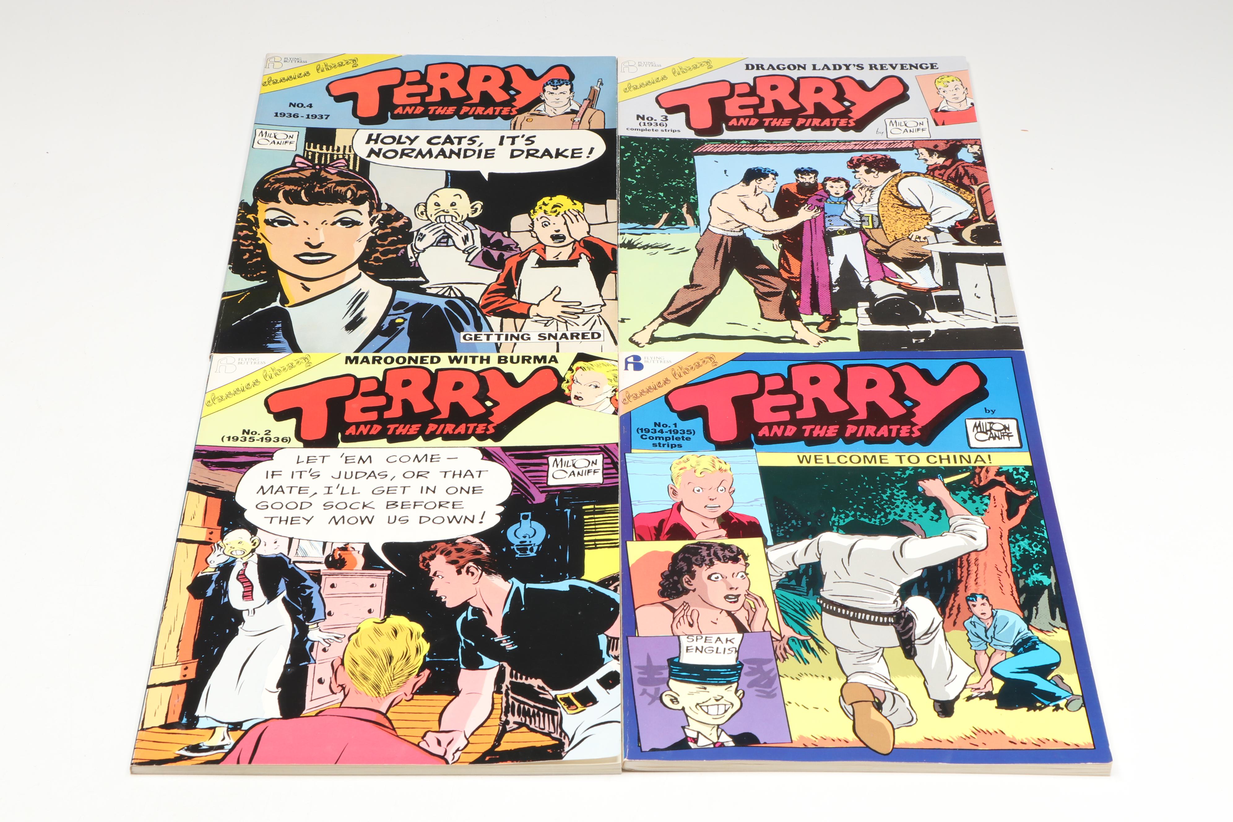 Flying Buttress Classics Library "Terry and the Pirates" 1–8 by Milton Caniff