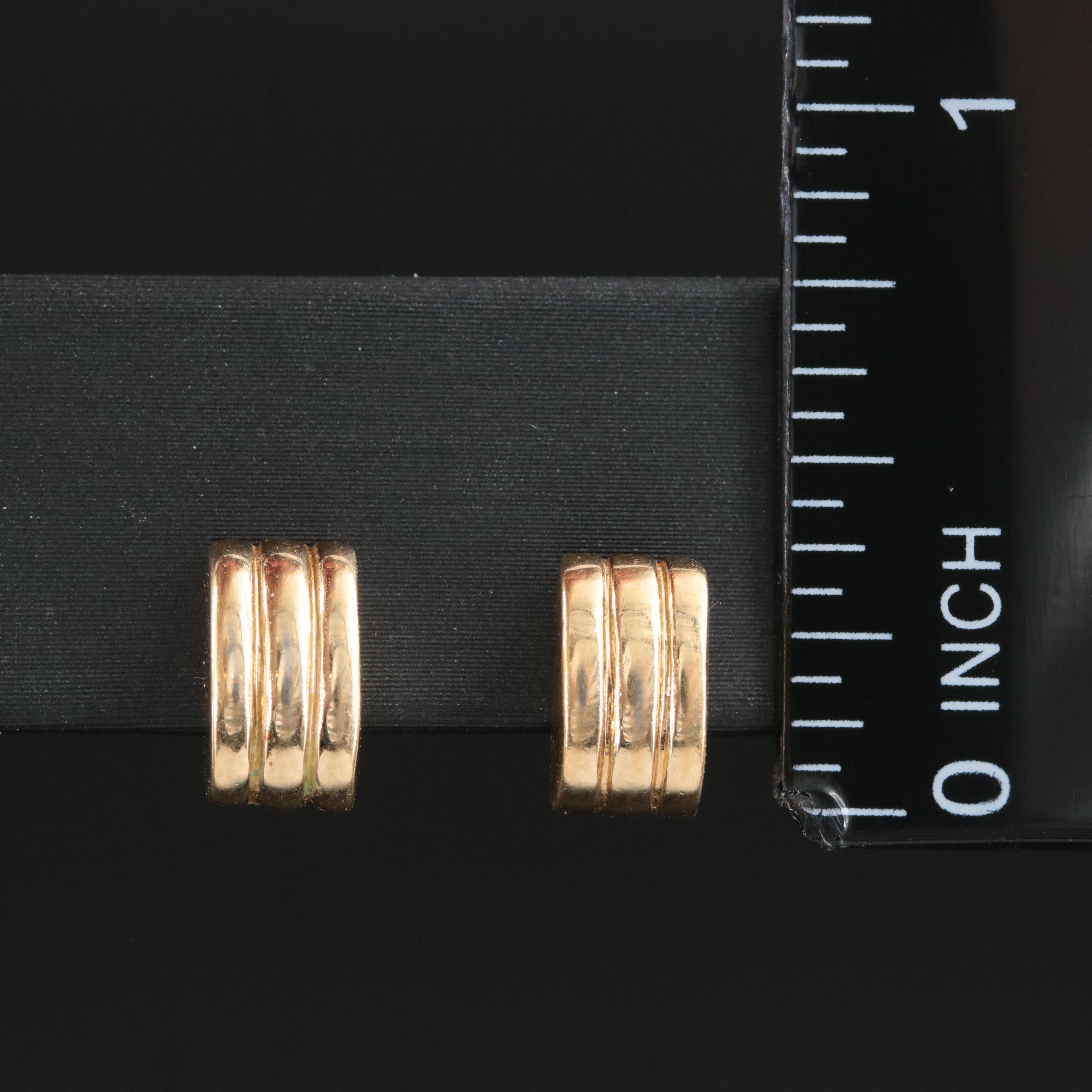 Lauren by Ralph Lauren Fluted Earrings