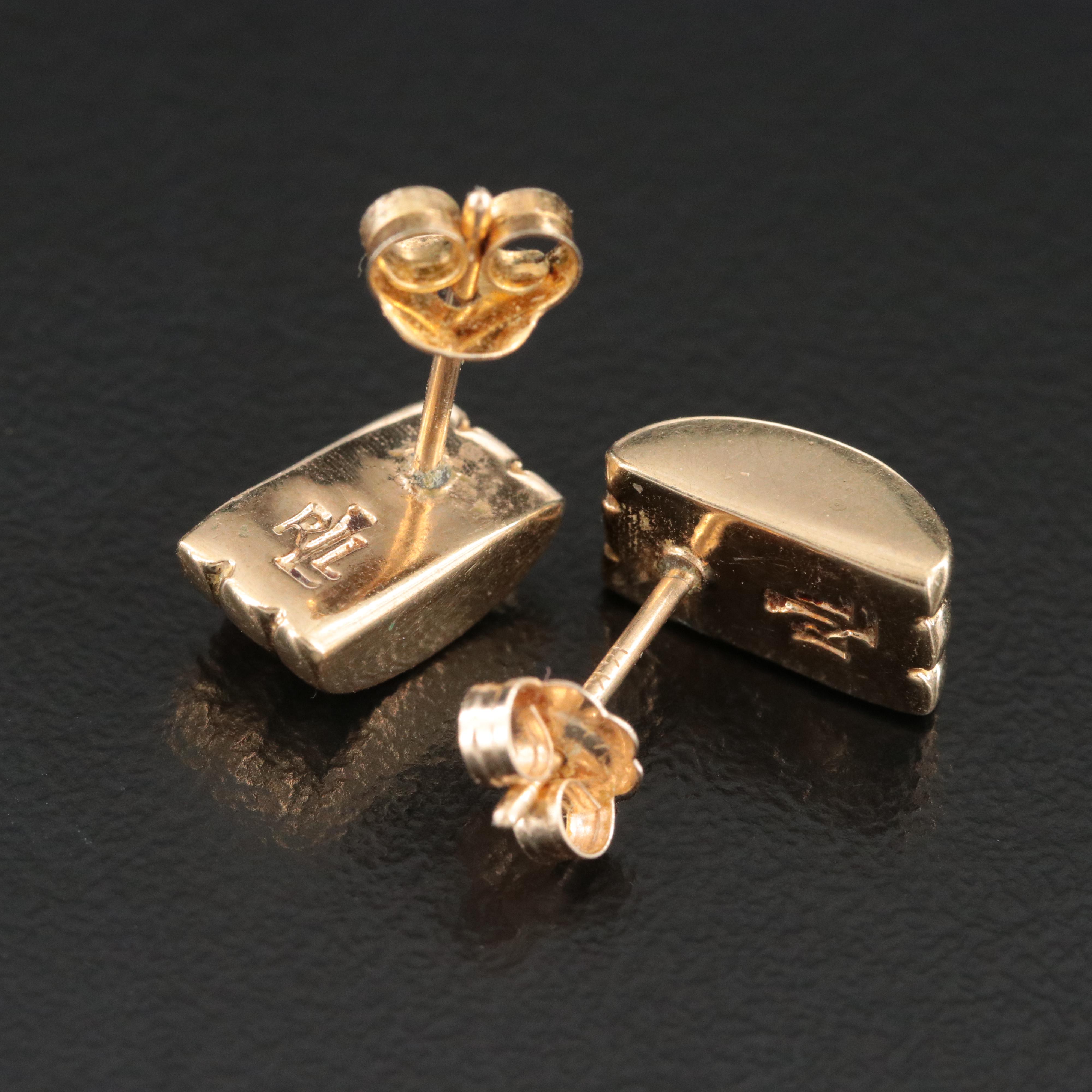 Lauren by Ralph Lauren Fluted Earrings