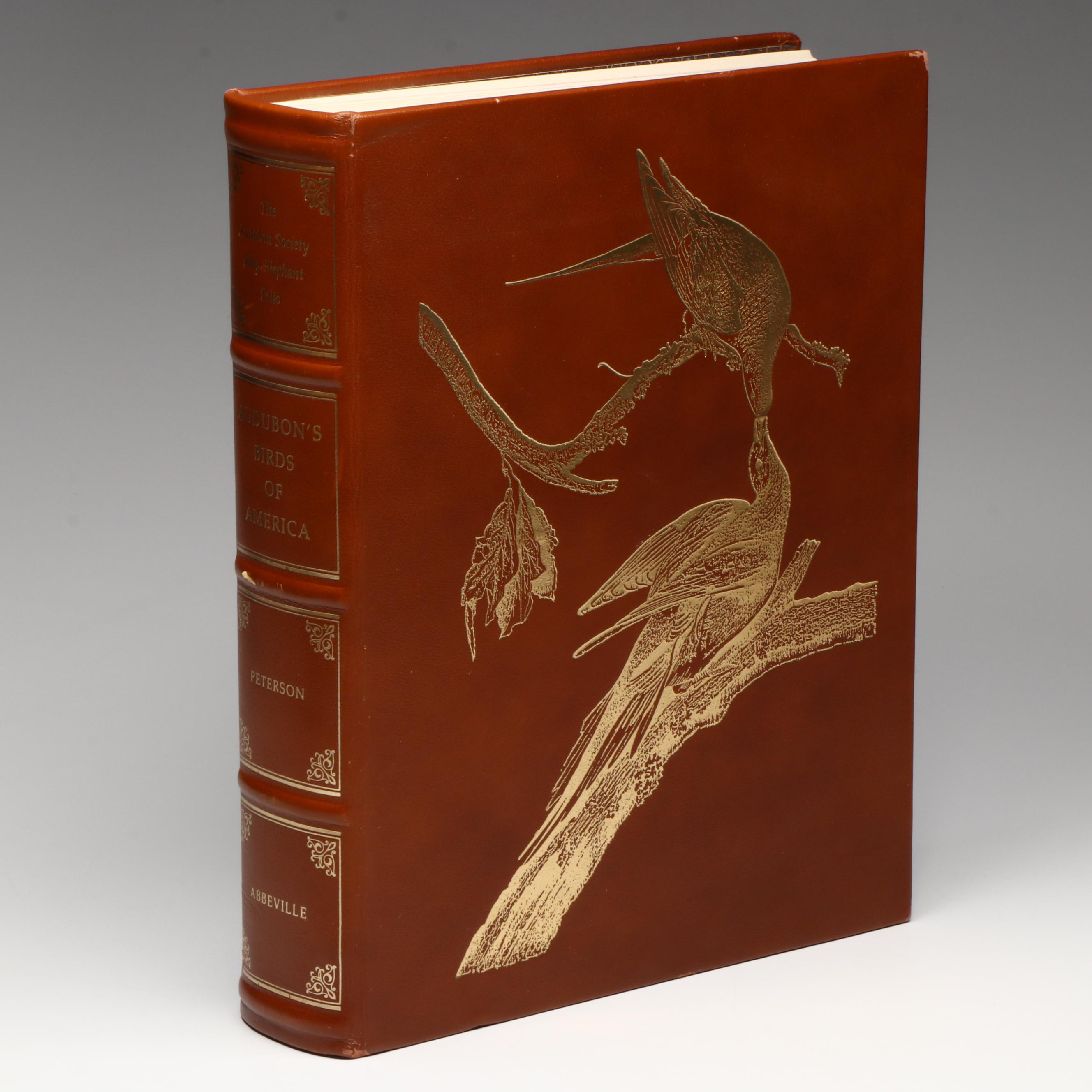 Signed Limited Edition Baby Elephant Folio "Audubon's Birds of America," 1981