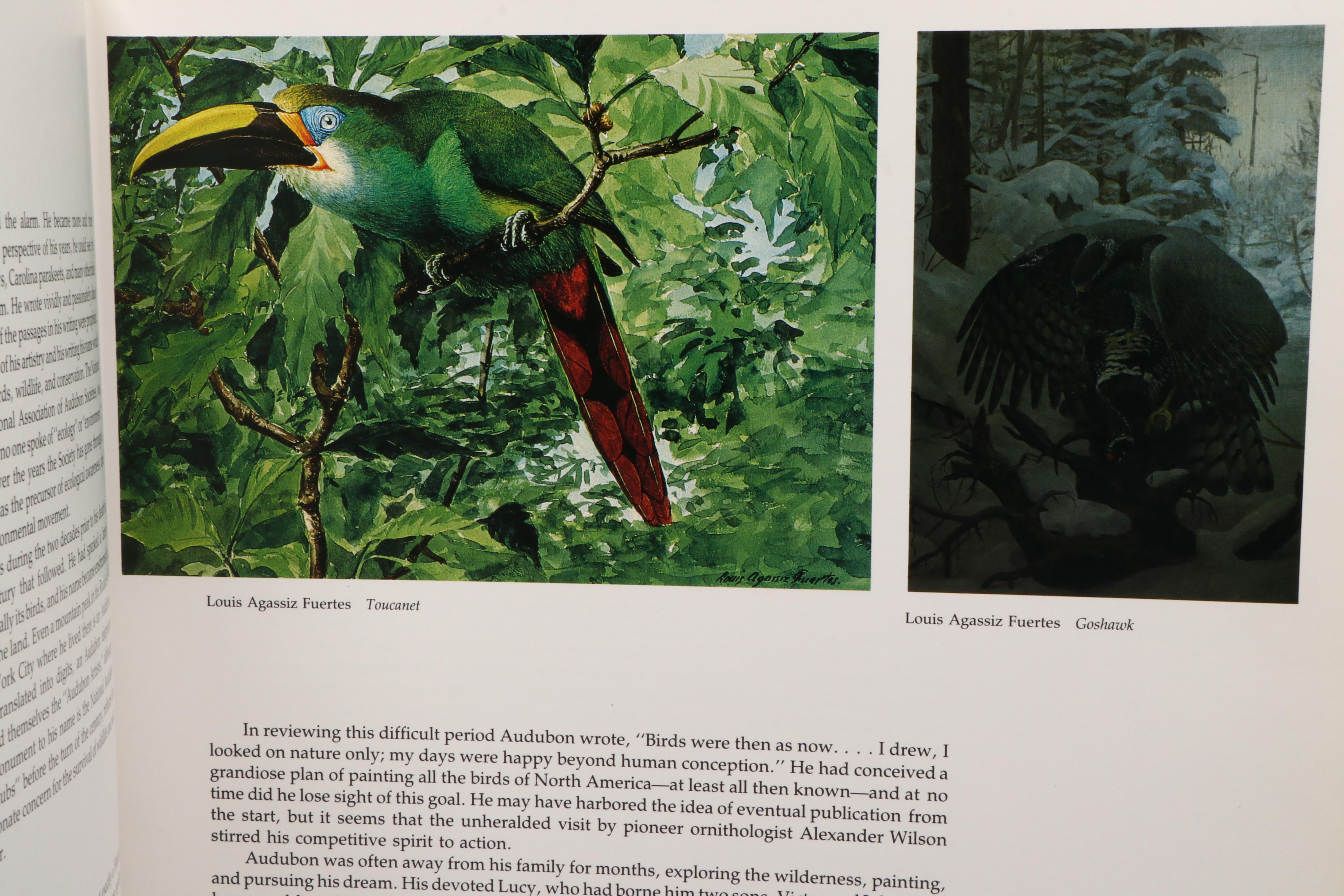 Signed Limited Edition Baby Elephant Folio "Audubon's Birds of America," 1981