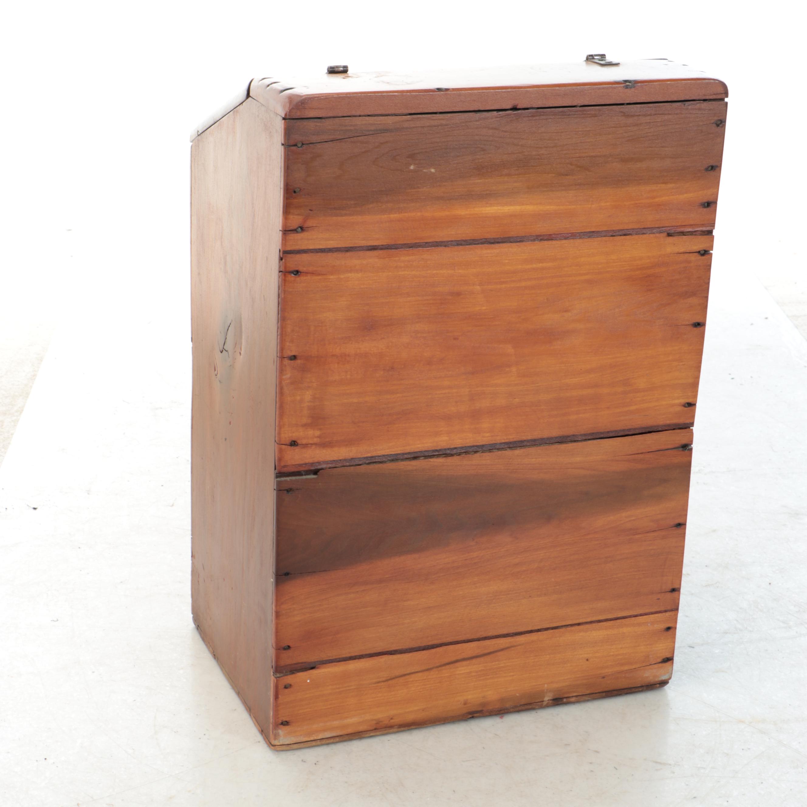 Primitive Wooden Grain Bin, Early to Mid-20th Century