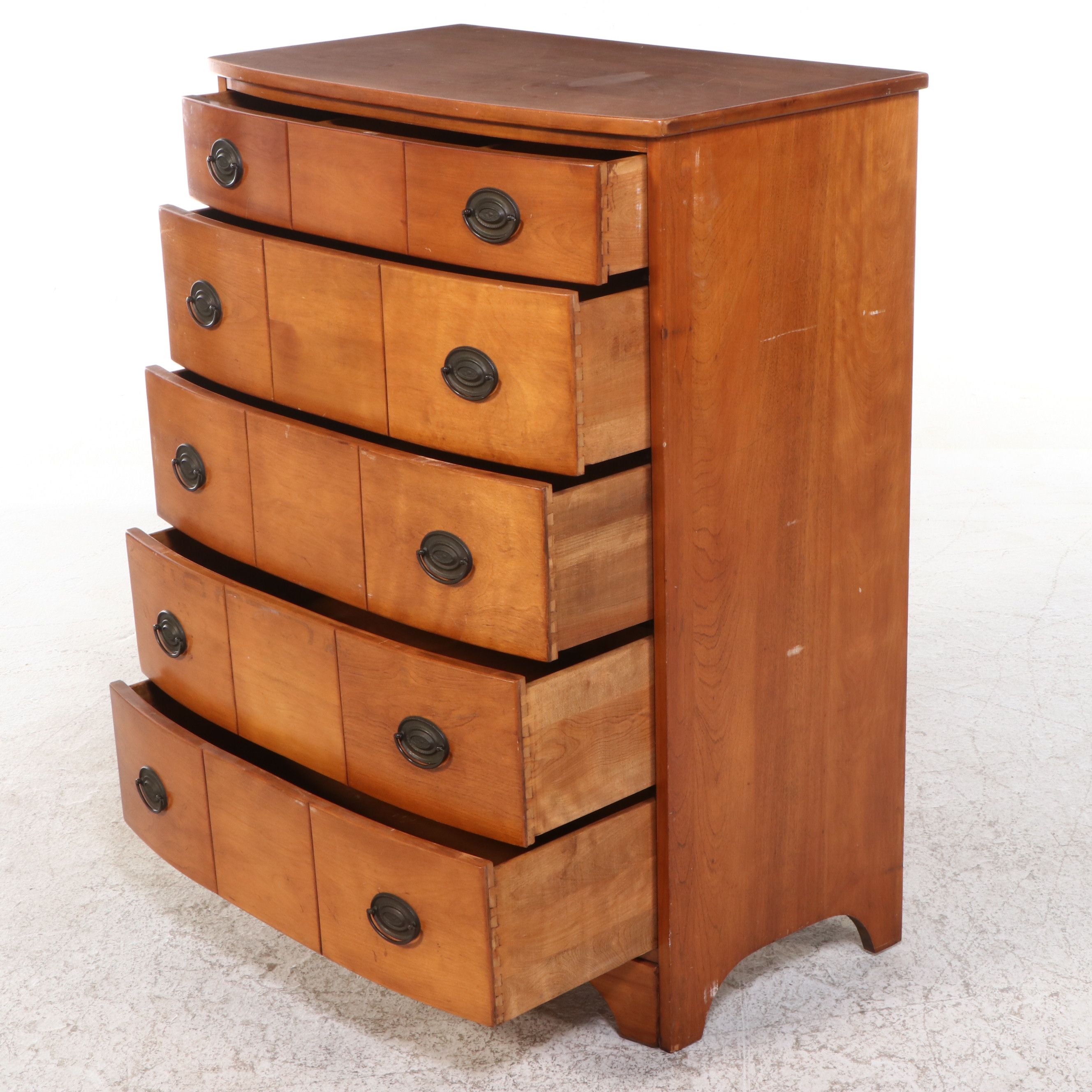Heywood-Wakefield Colonial Style Birch Chest of Drawers