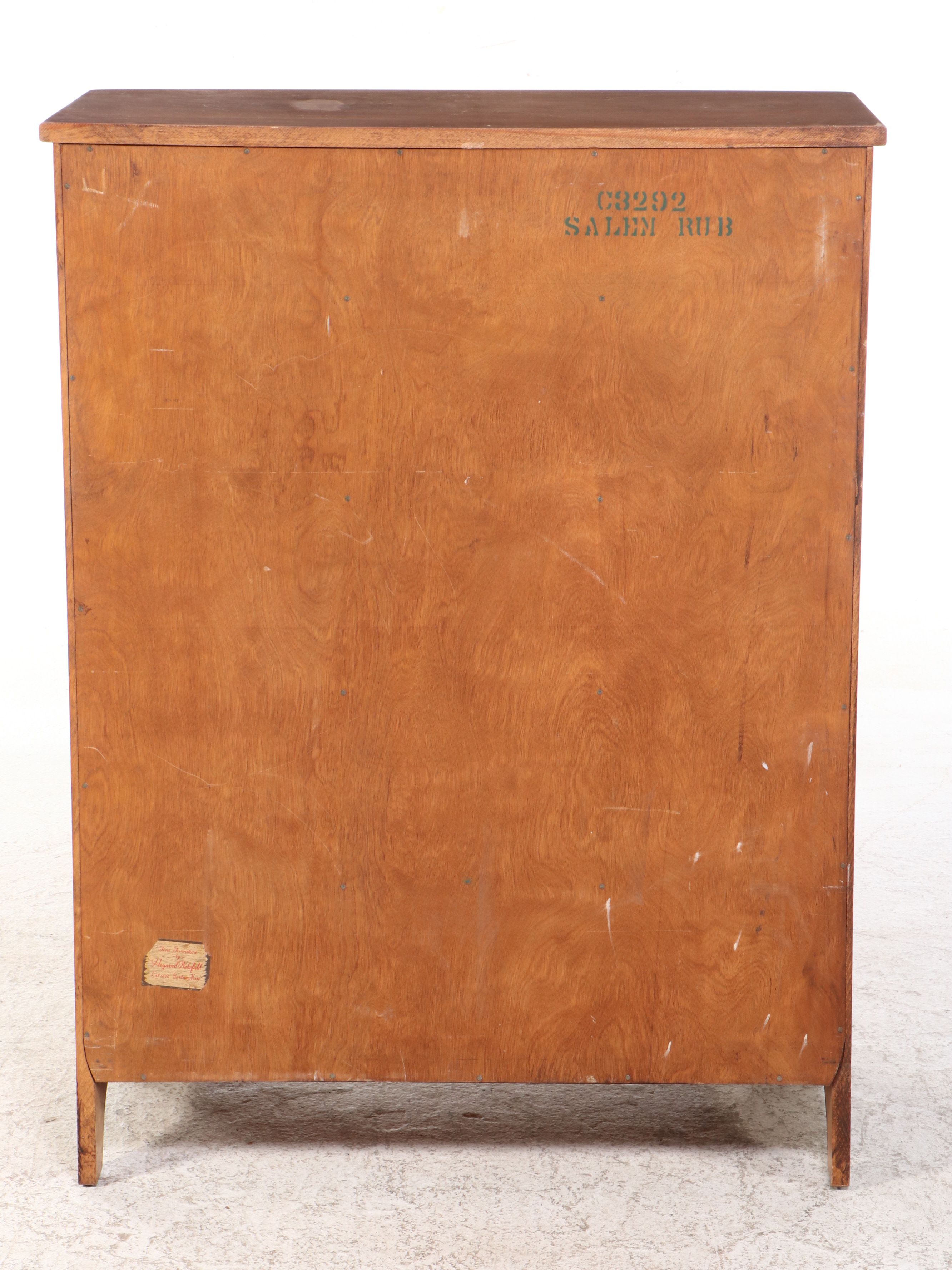 Heywood-Wakefield Colonial Style Birch Chest of Drawers