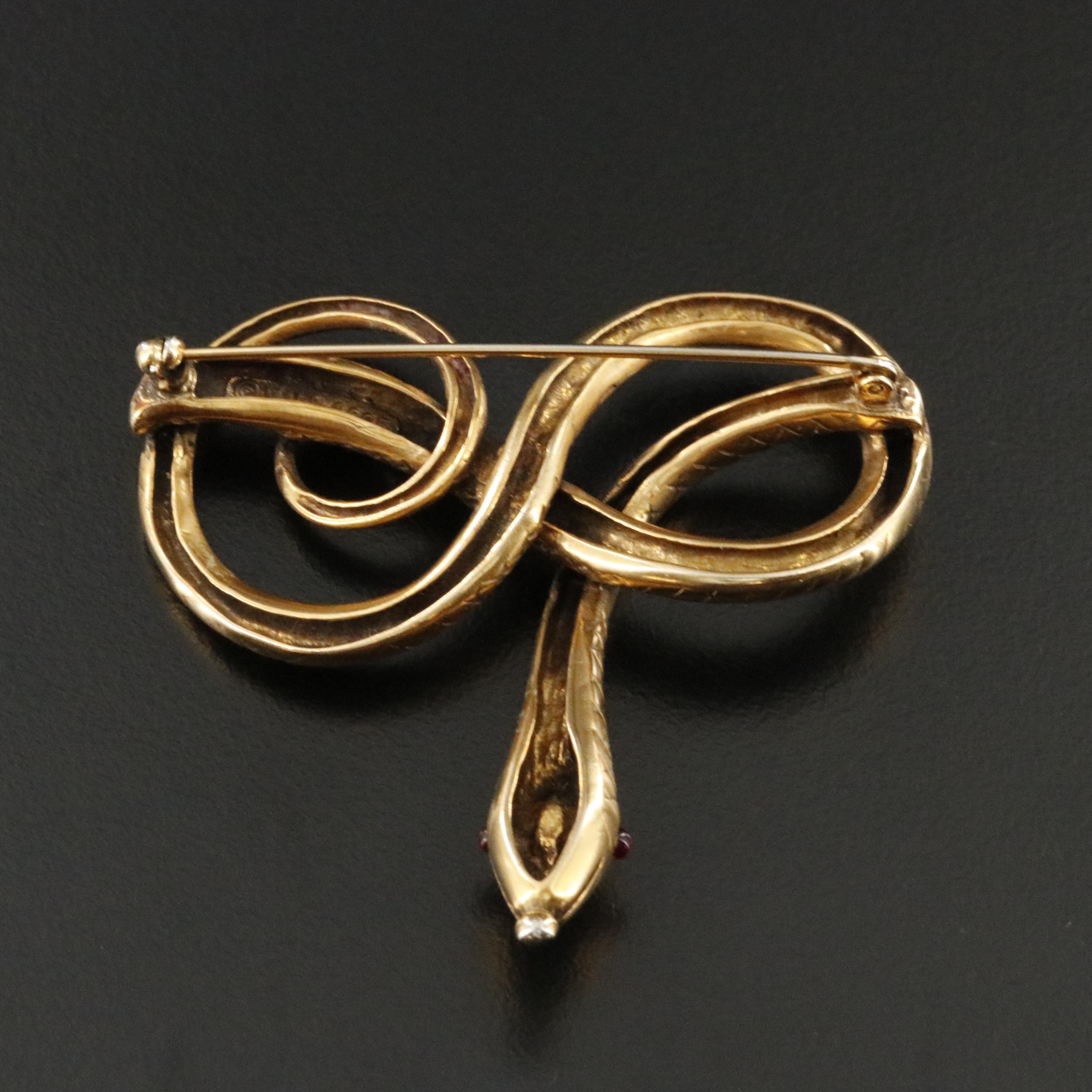 Metropolitan Museum of Art Serpentine Coiled Snake Brooch, 1985