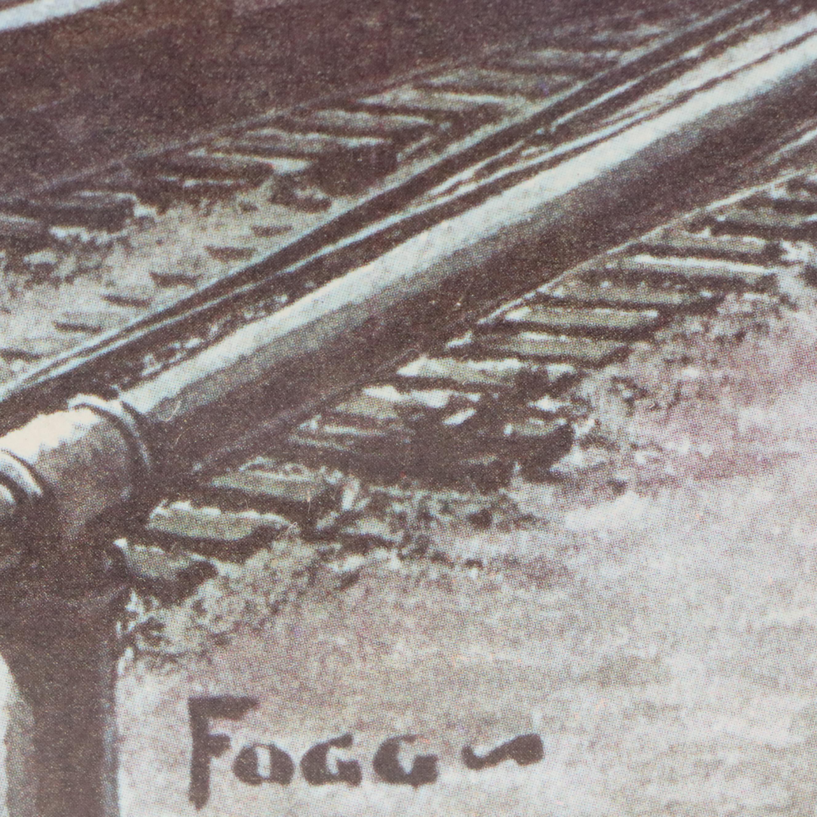 Offset Lithograph of Howard Fogg Painting for New York Central RR, Circa 1960