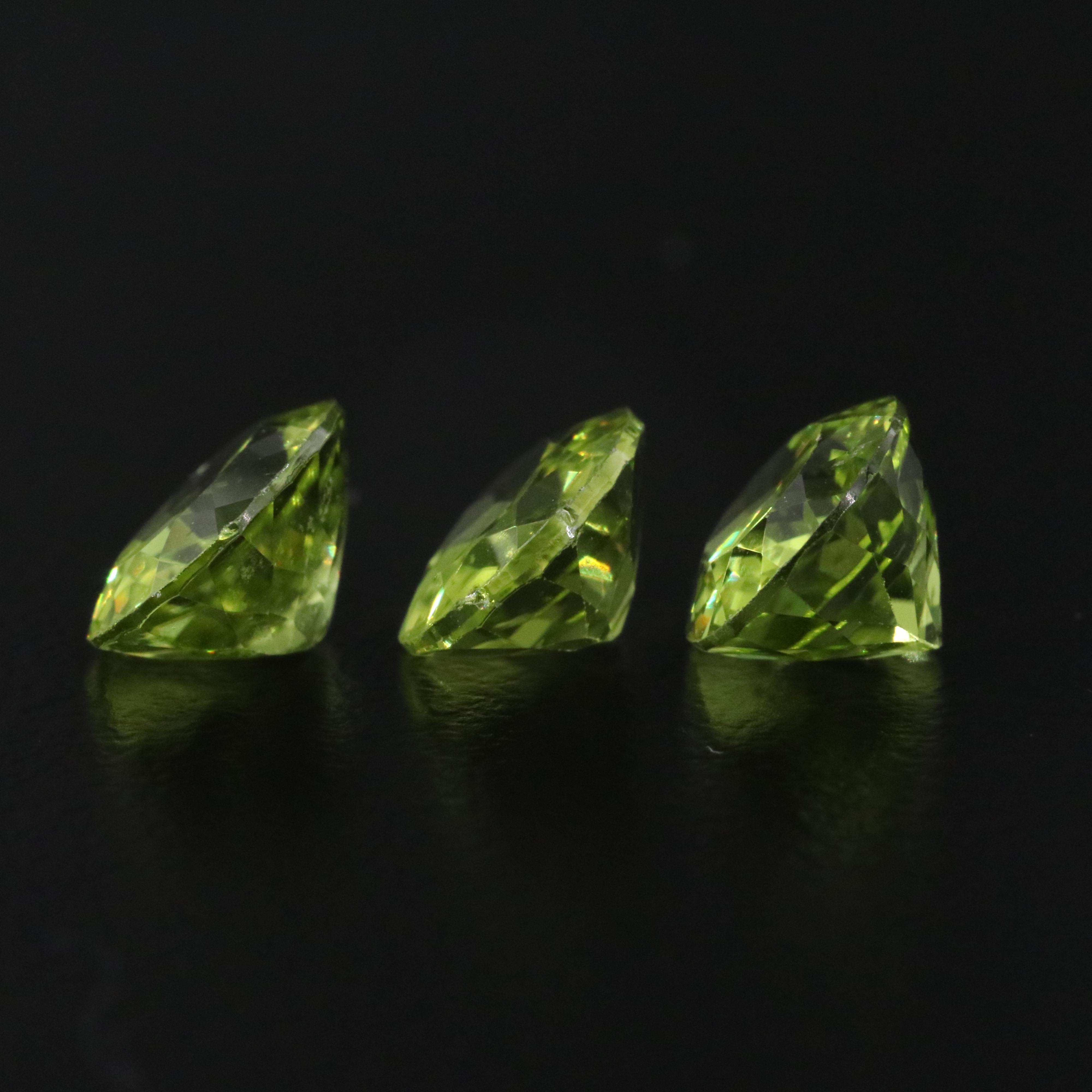 Loose 5.77 CTW Peridot Lot