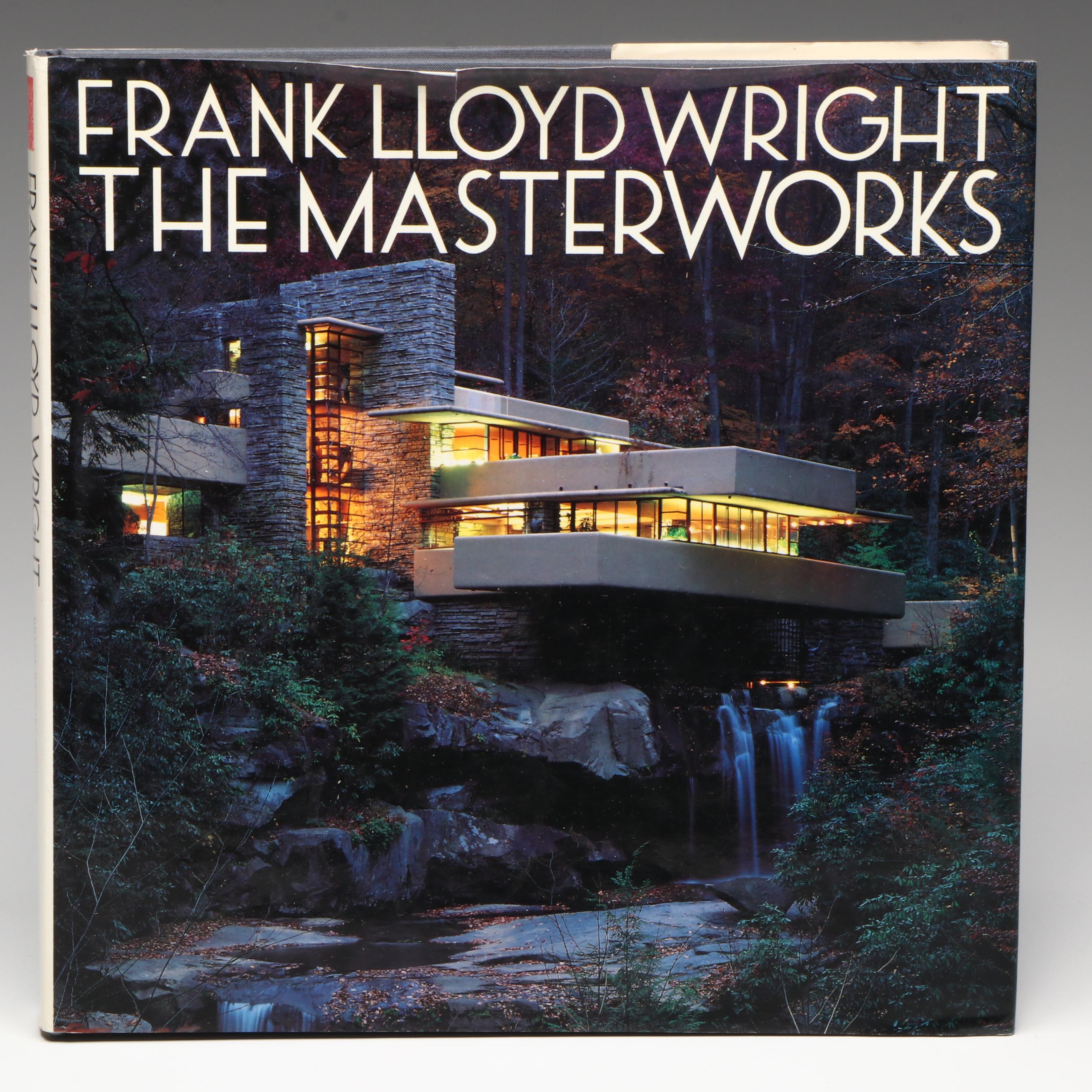 First Edition "Frank Lloyd Wright: The Masterworks" by Pfeiffer and Larkin, 1993