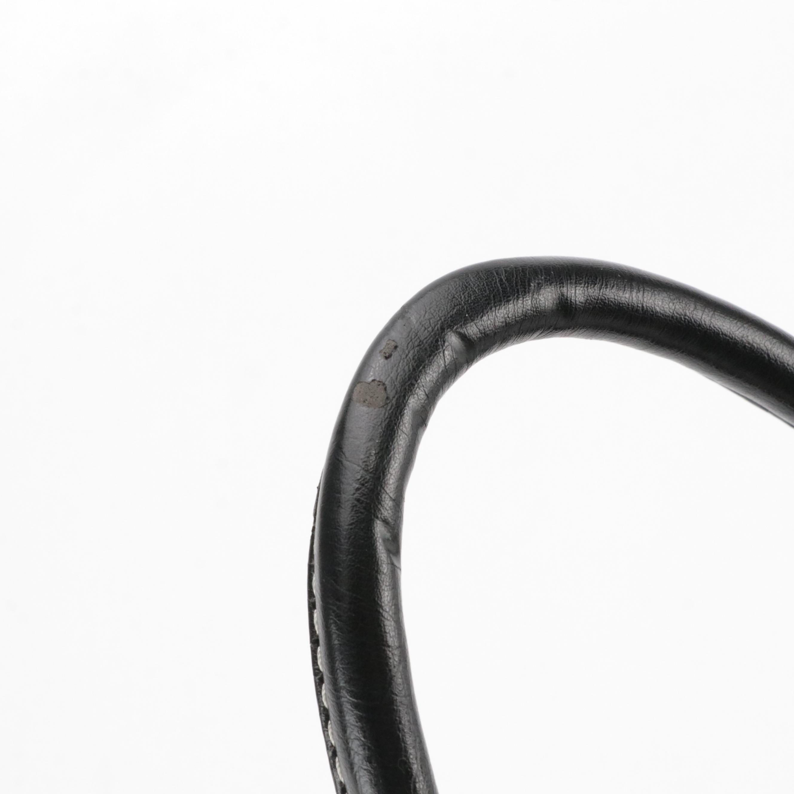 Vittorio Black Calfskin and Snakeskin Leather Shoulder Bag and Long Wallet Set