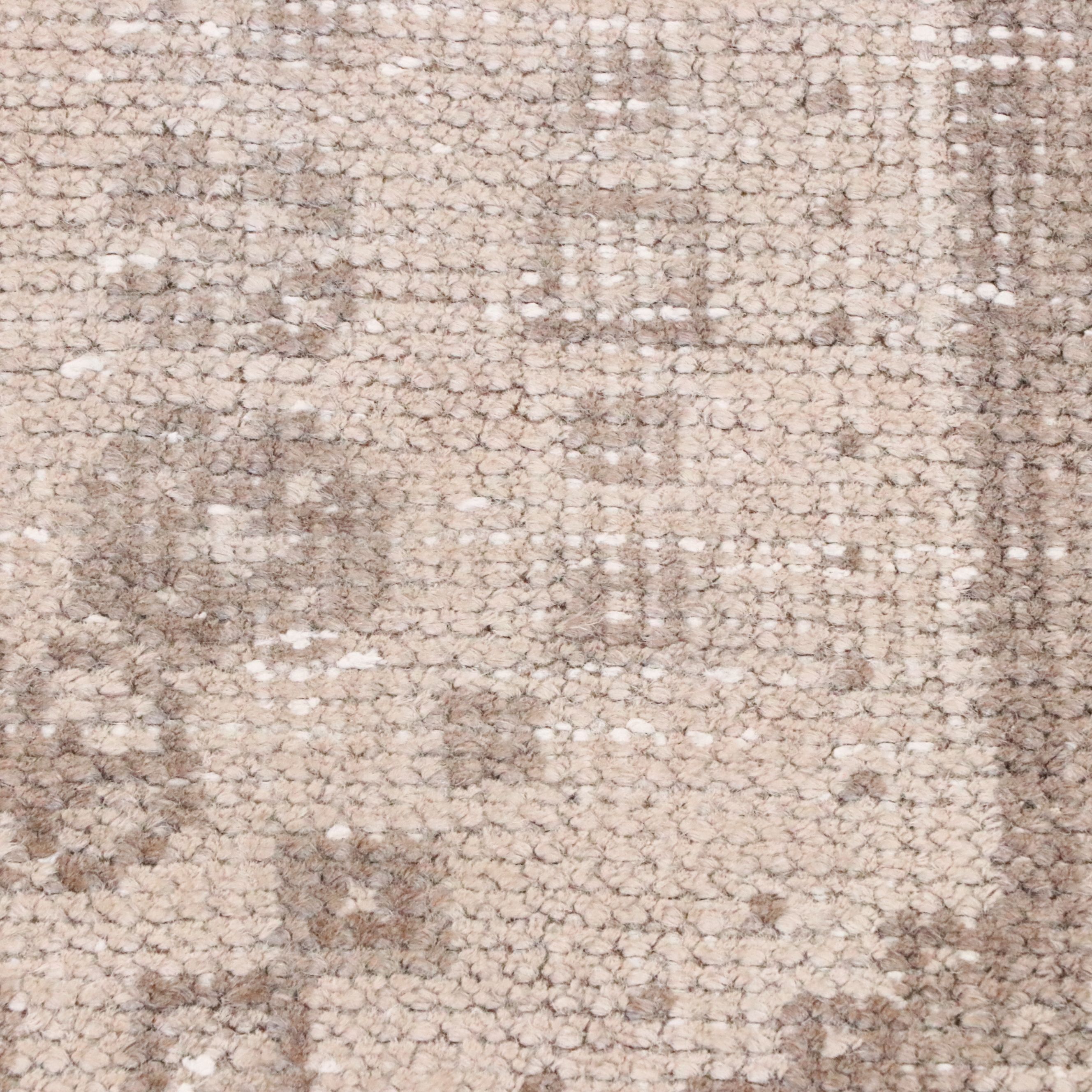 4'10 x 7'4 Hand-Knotted Persian Abadeh Area Rug