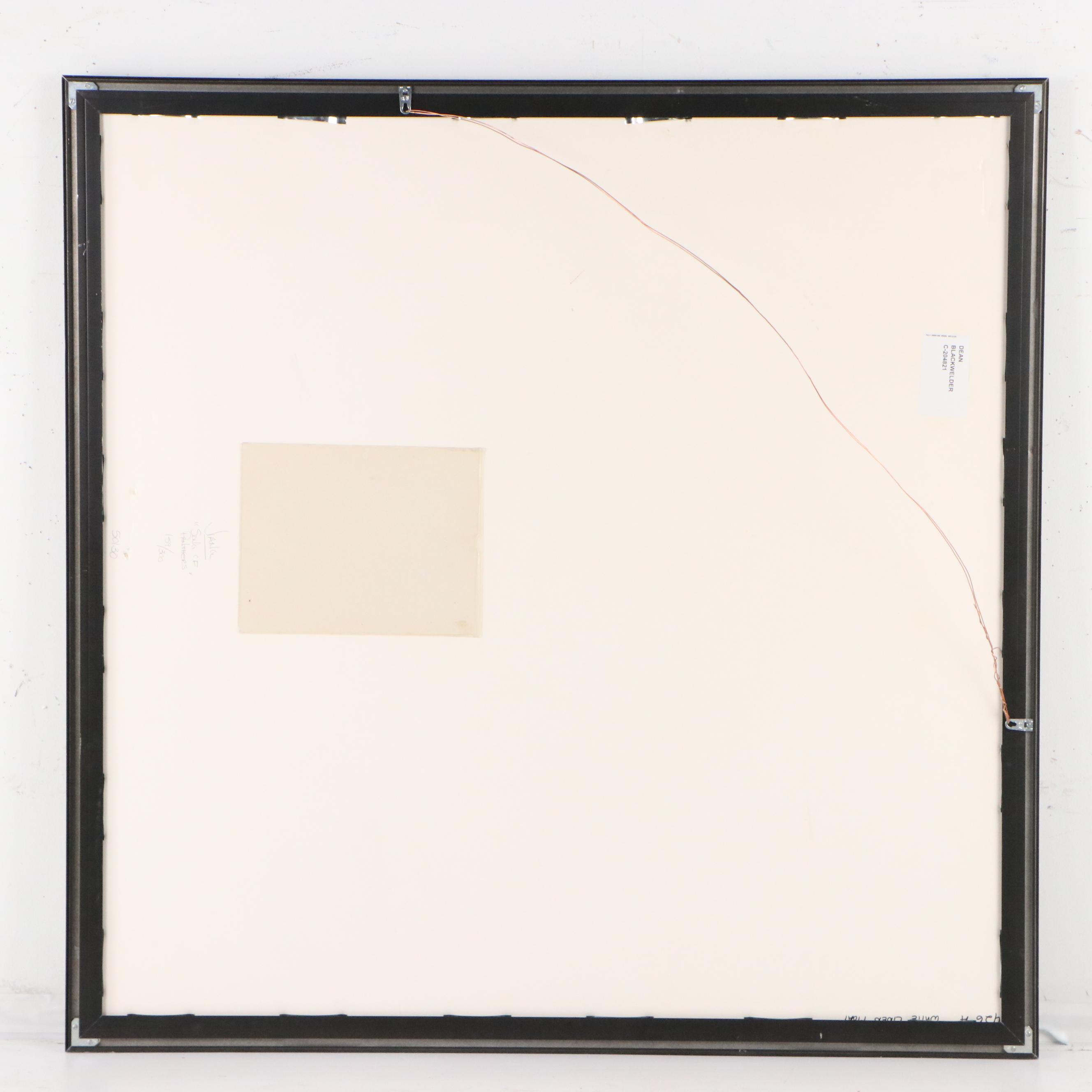 Tiefeng Jiang Serigraph "Song of Panthers," Late 20th Century