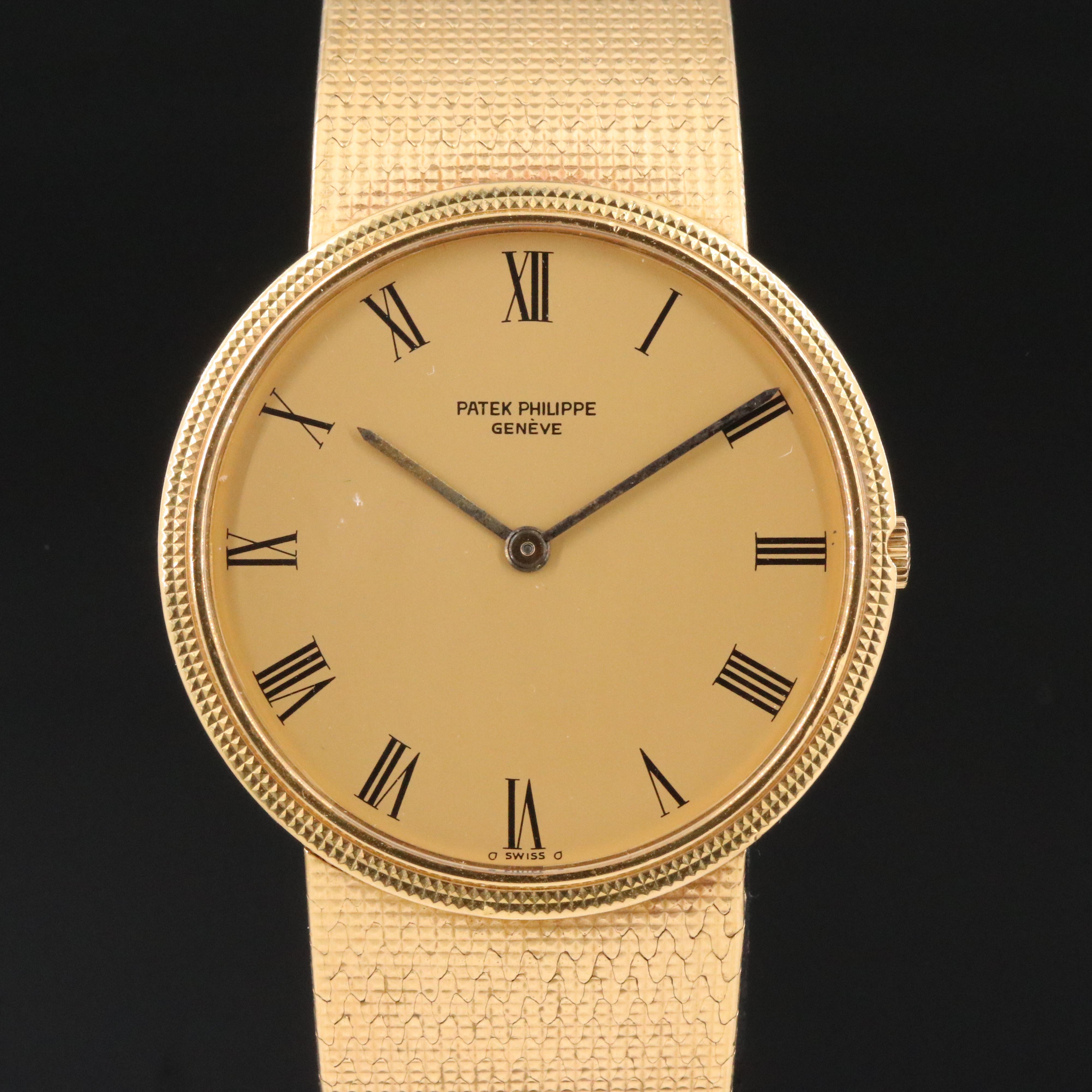 18K Patek Philippe Vintage Calatrava Sigma Dial Watch