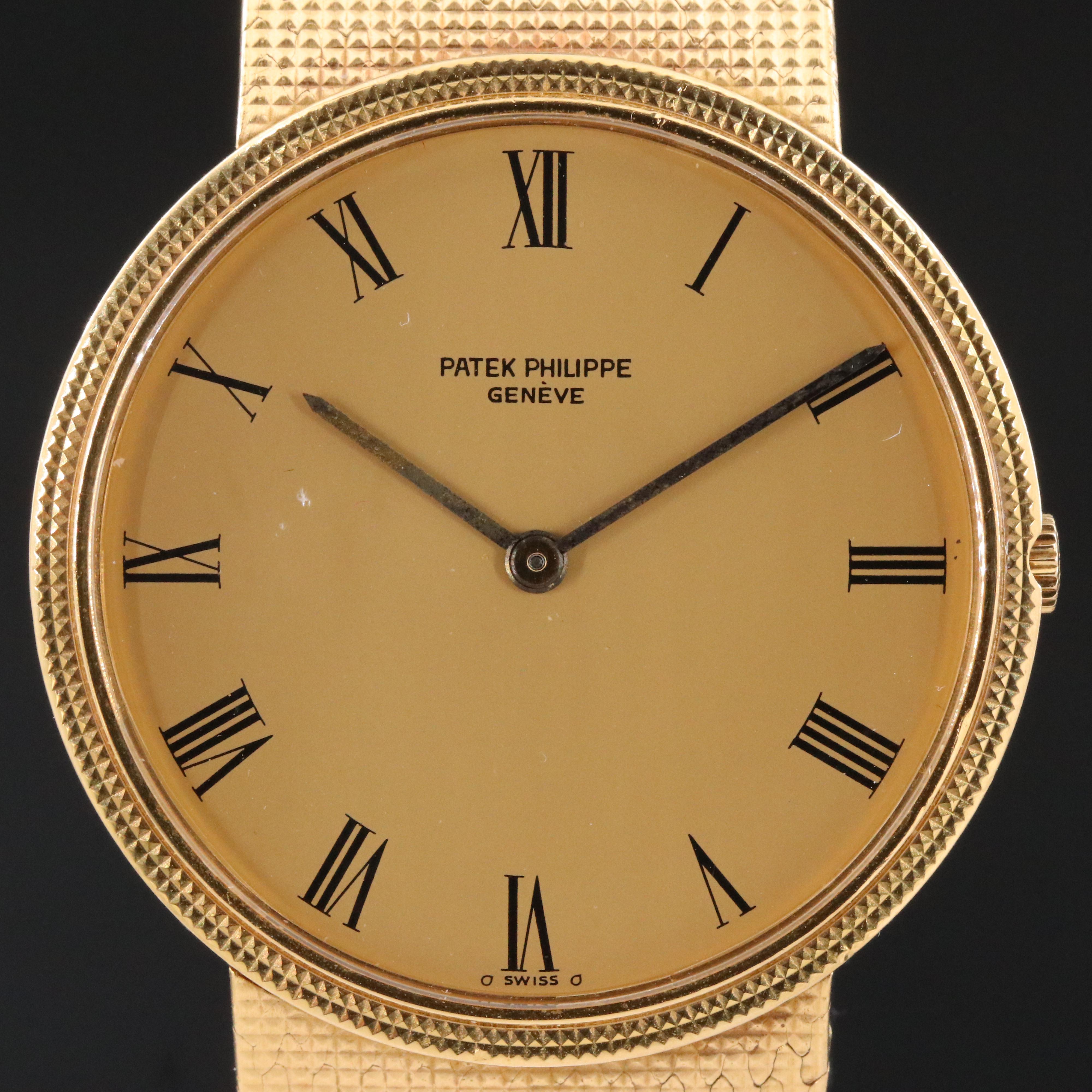 18K Patek Philippe Vintage Calatrava Sigma Dial Watch
