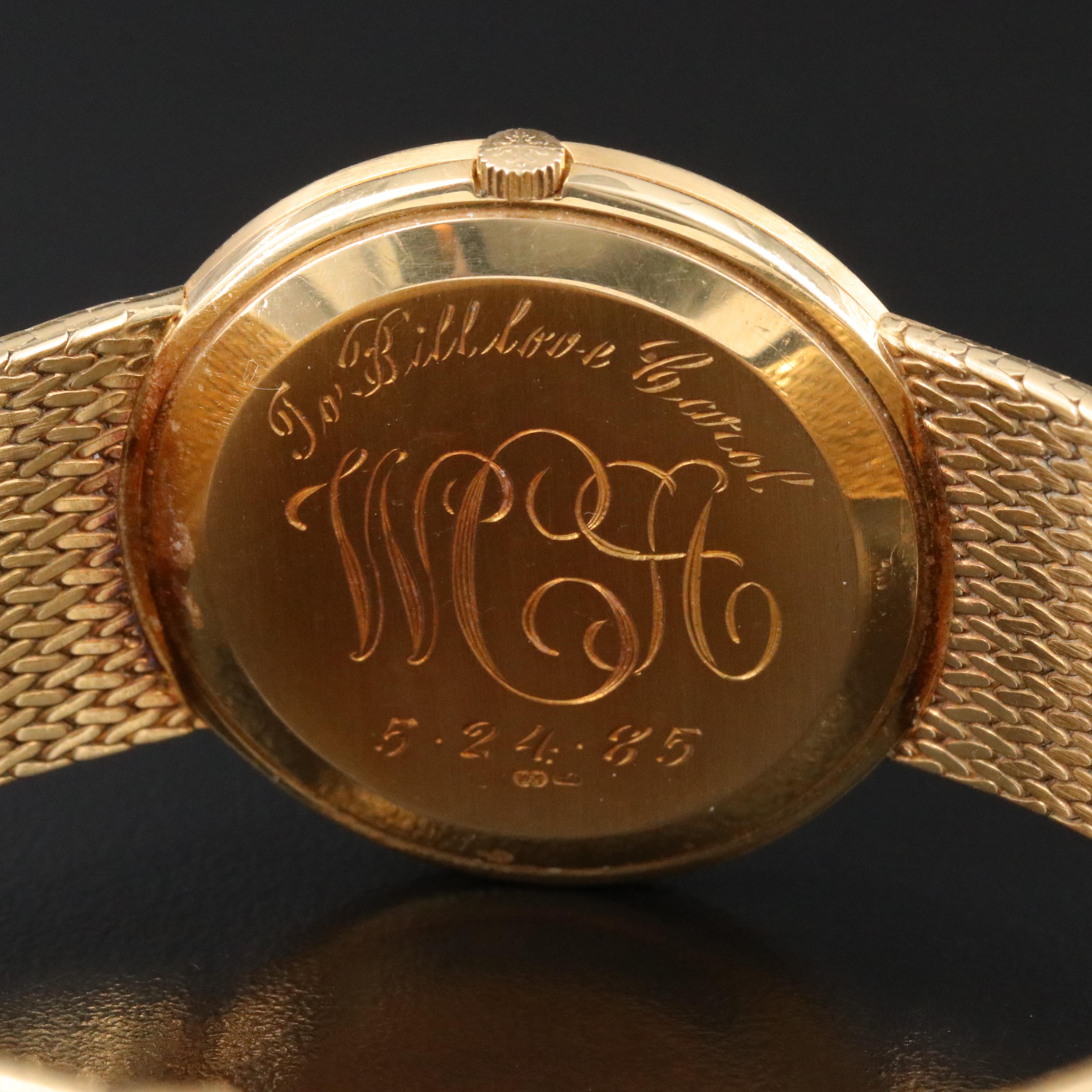 18K Patek Philippe Vintage Calatrava Sigma Dial Watch