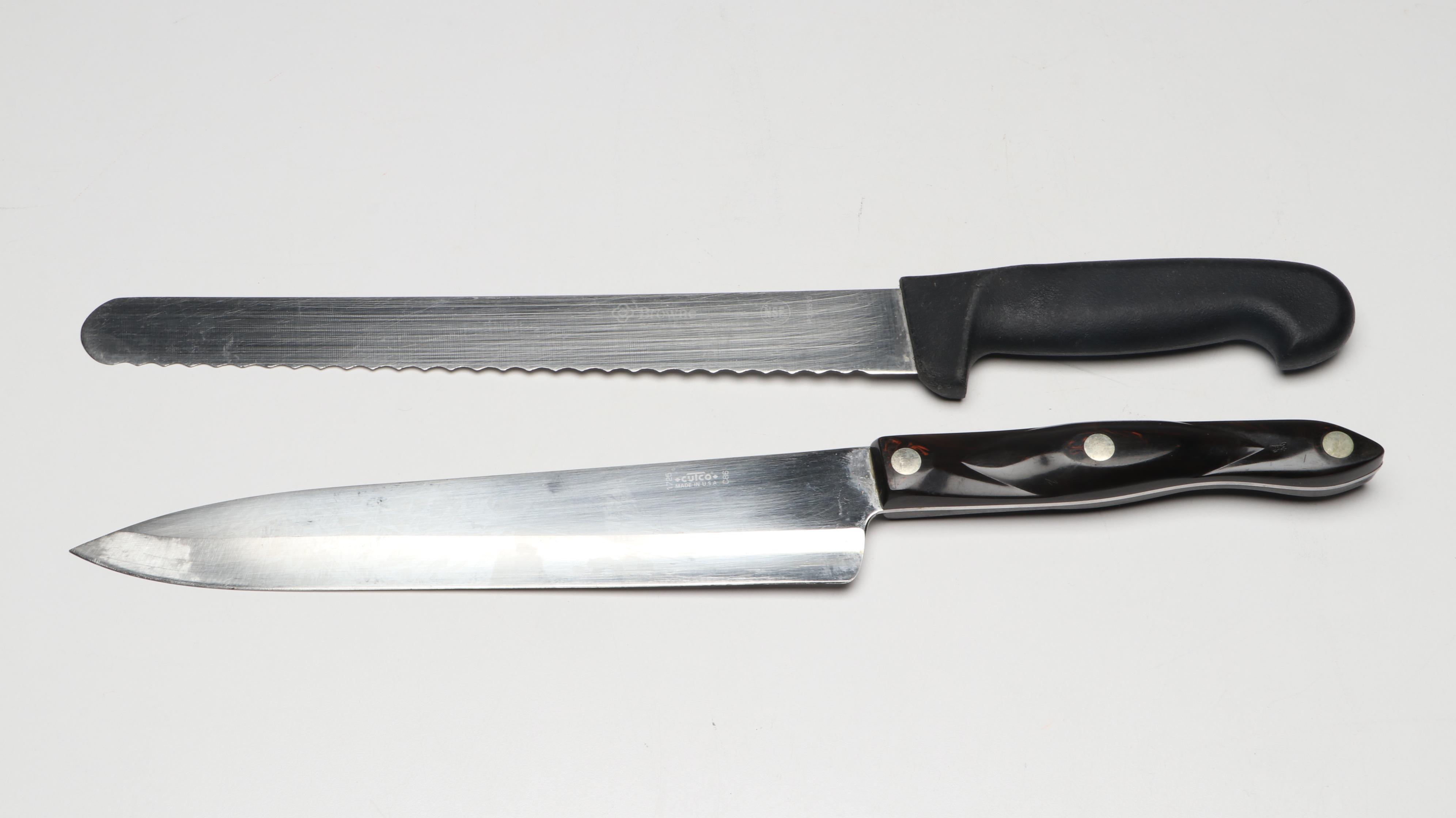 Cutco, Serco, Victorinox, and Other Stainless Steel Kitchen Knives