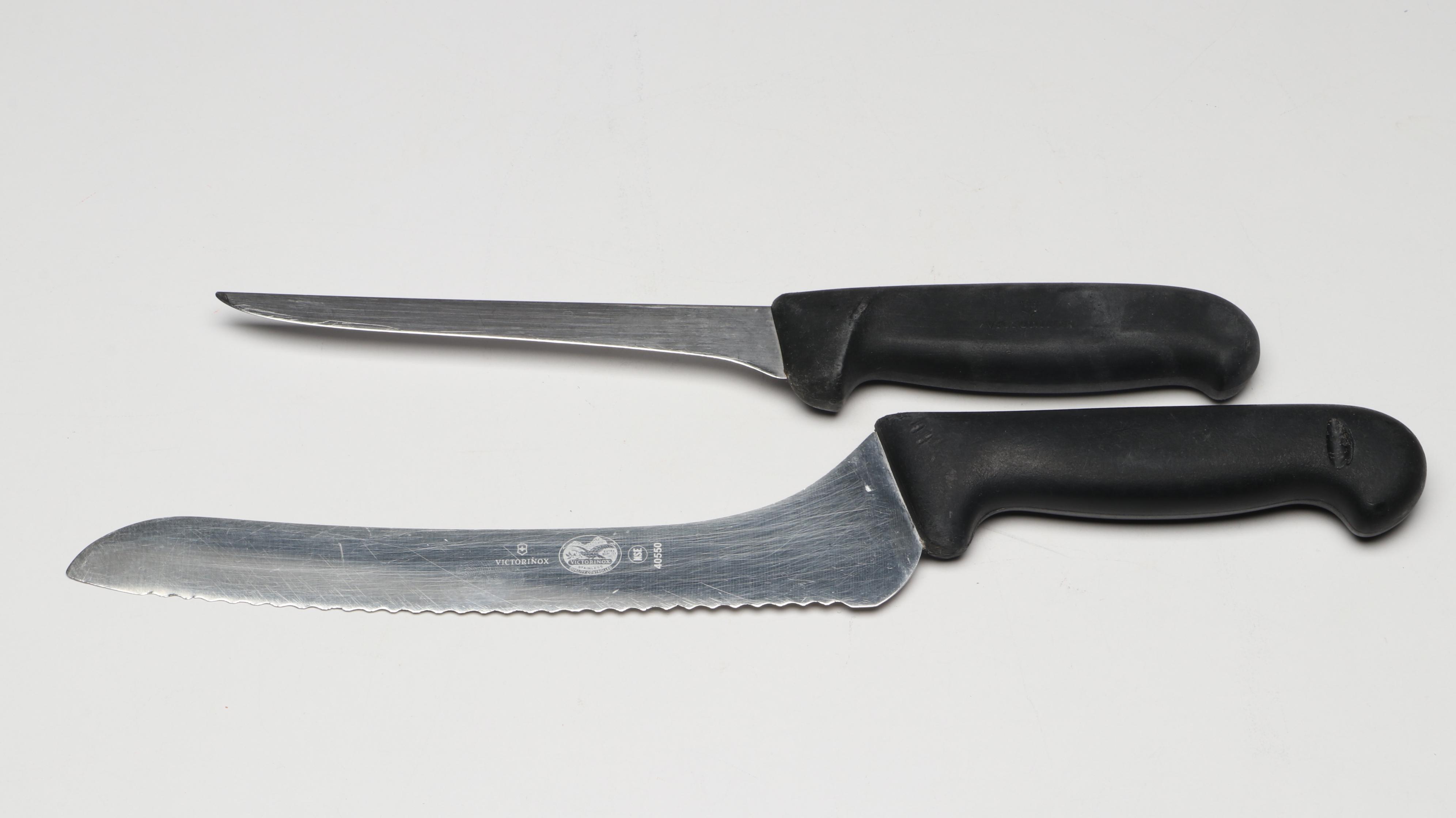 Cutco, Serco, Victorinox, and Other Stainless Steel Kitchen Knives